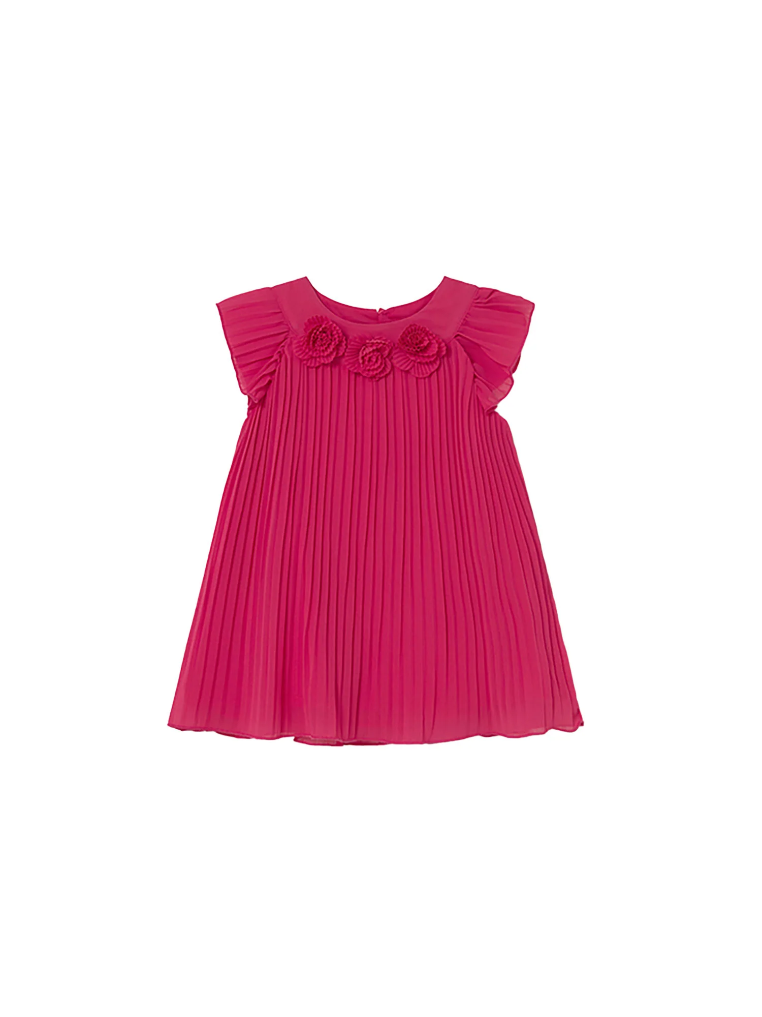Abito Mayoral Bambina plisset clavel