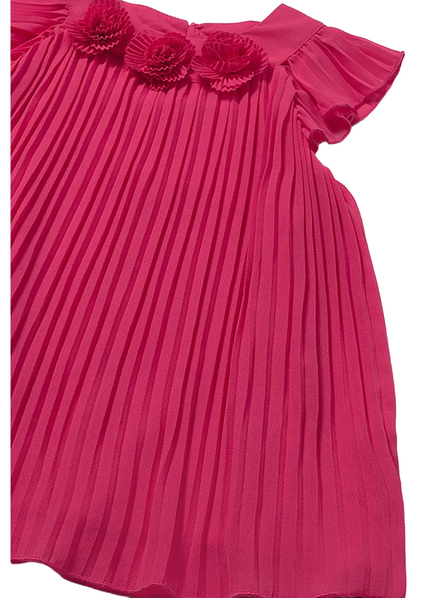 Abito Mayoral Bambina plisset clavel - Image 3