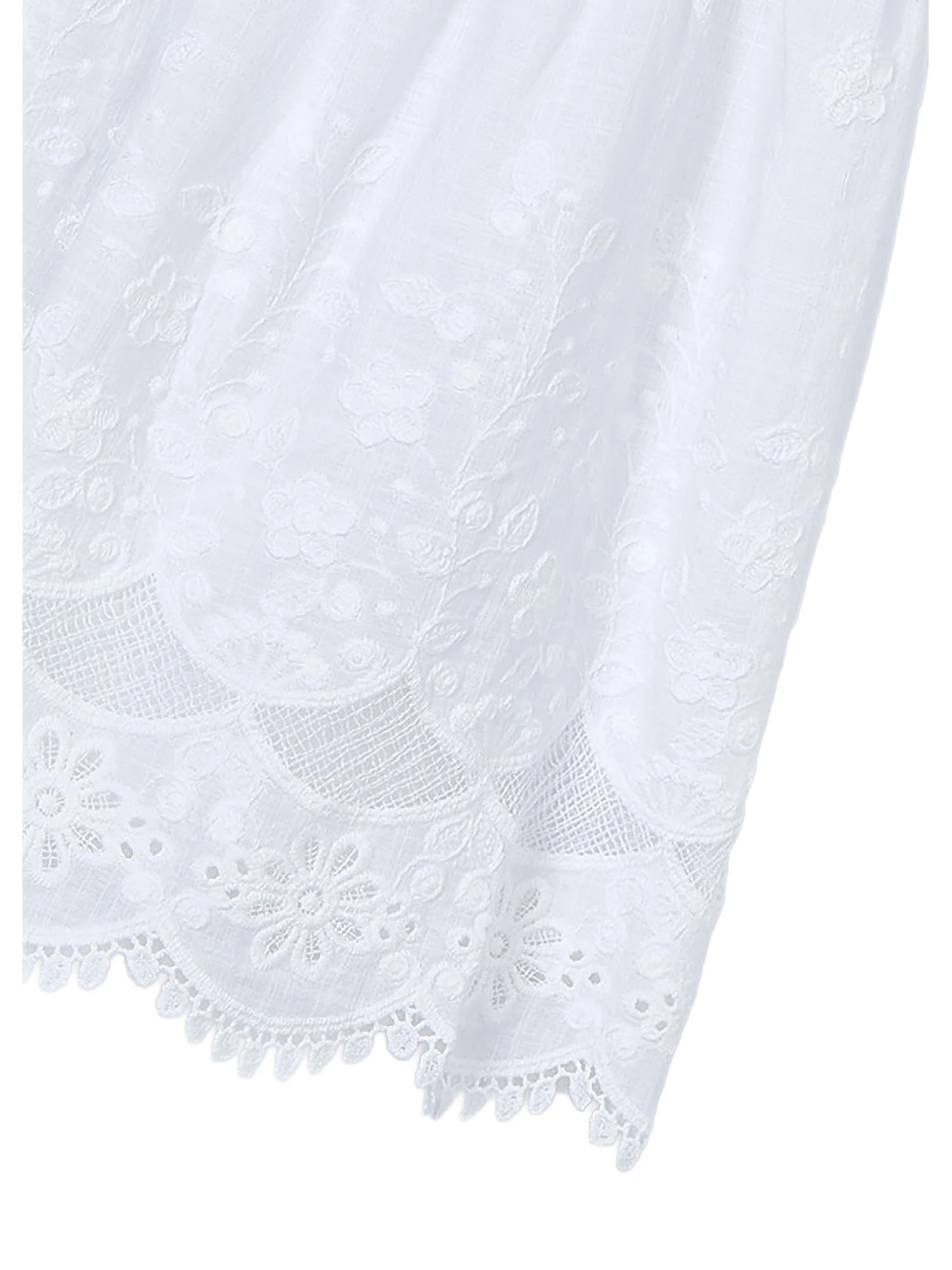 Abito Mayoral Bambina con ricamo in cotone bianco - Image 3