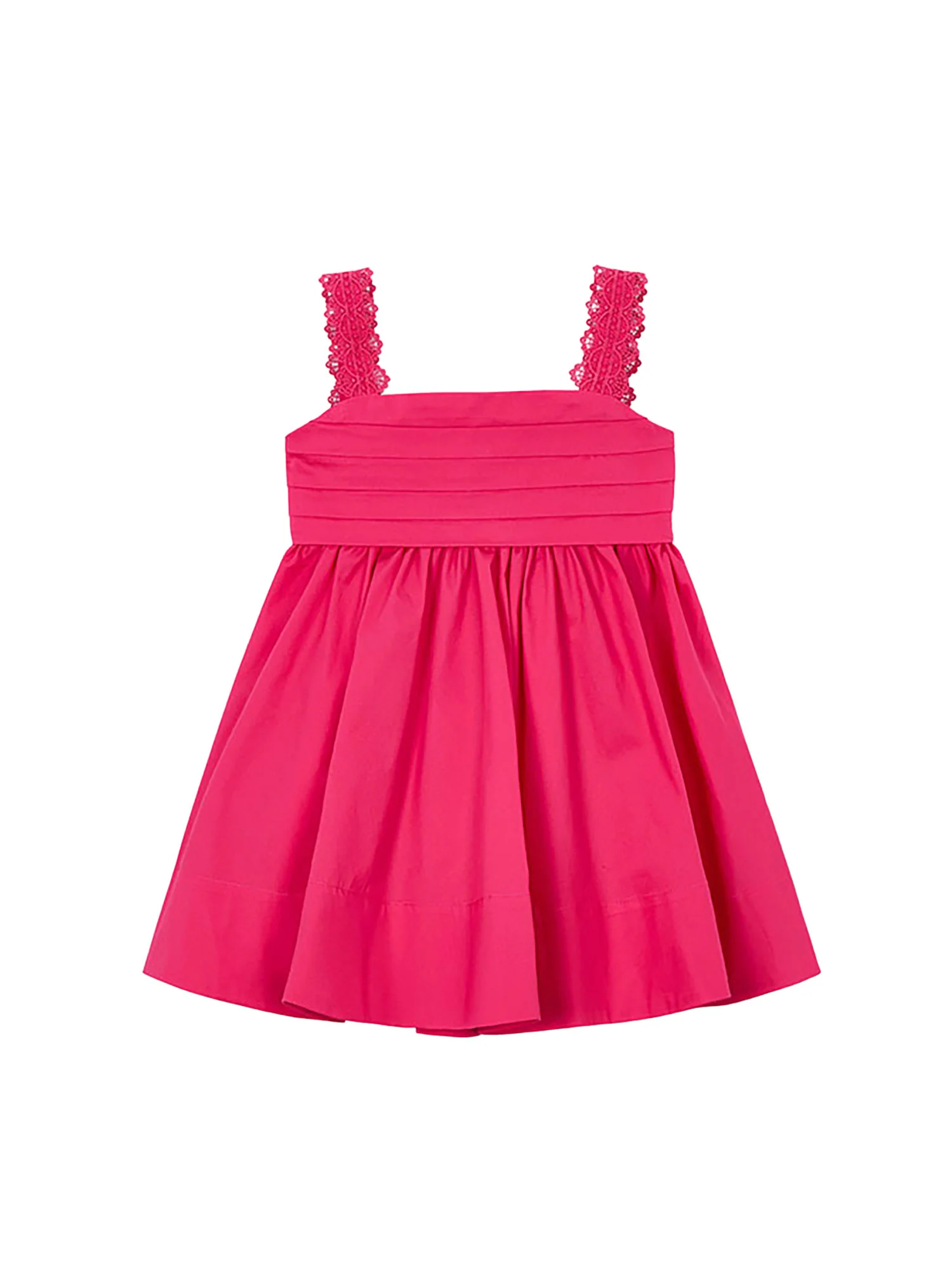 Abito Mayoral Bambina smanicato con bretelle satin clavel
