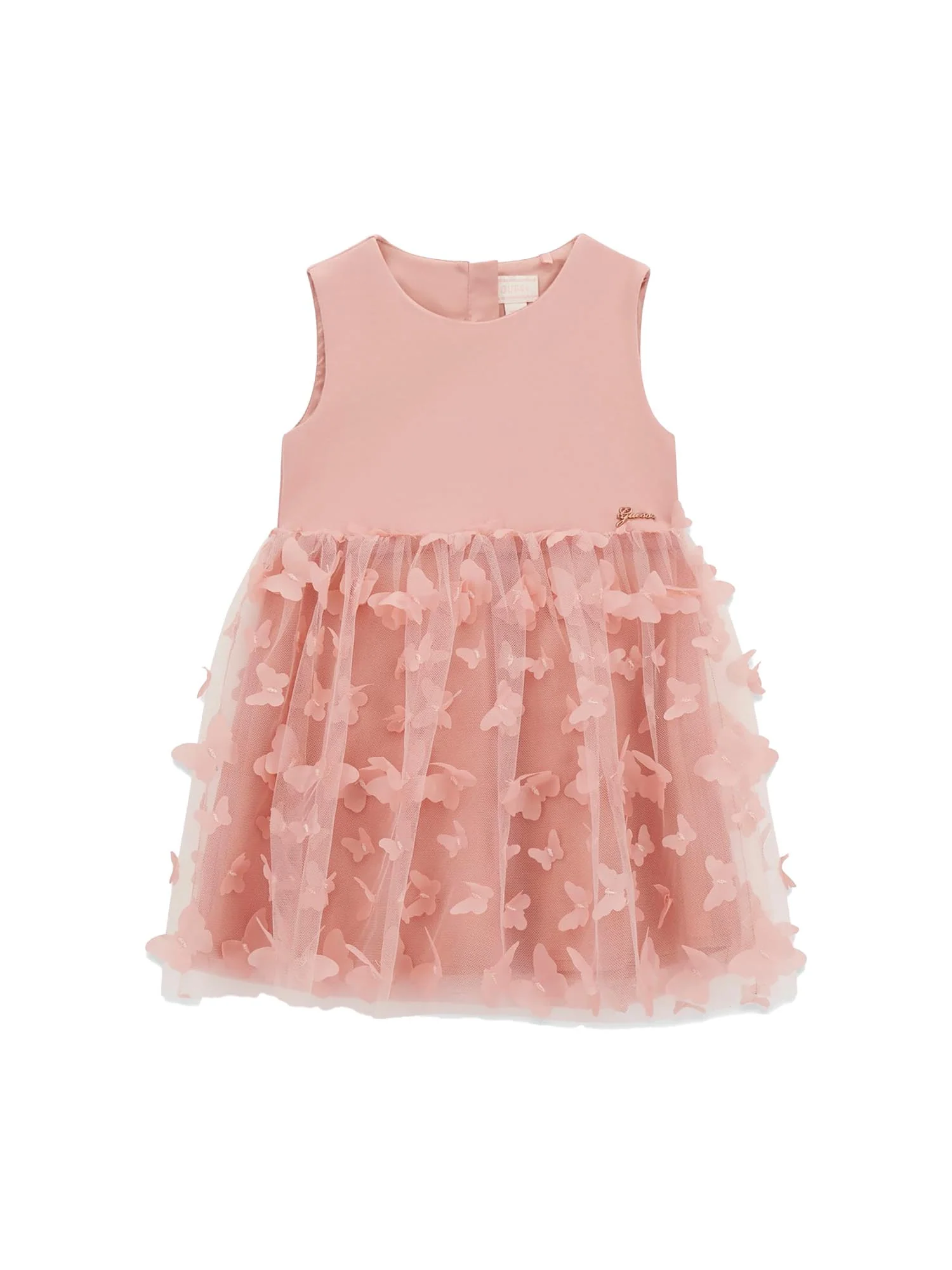 Abito Guess Bambina mixed fabric rosa