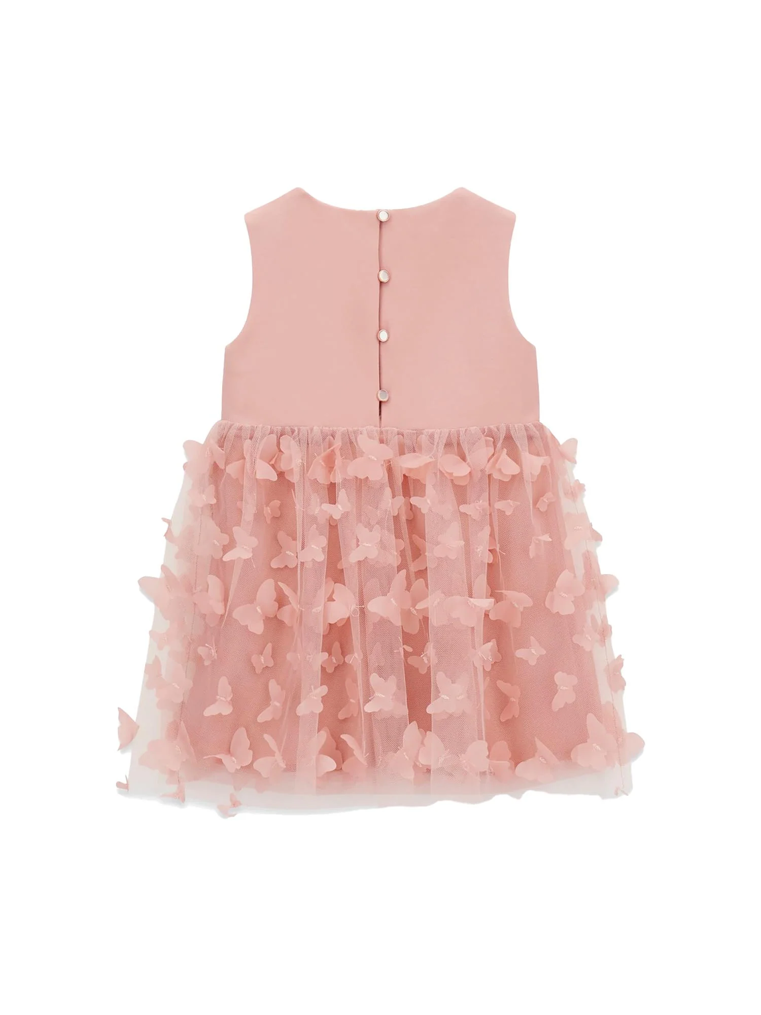 Abito Guess Bambina mixed fabric rosa - Image 2