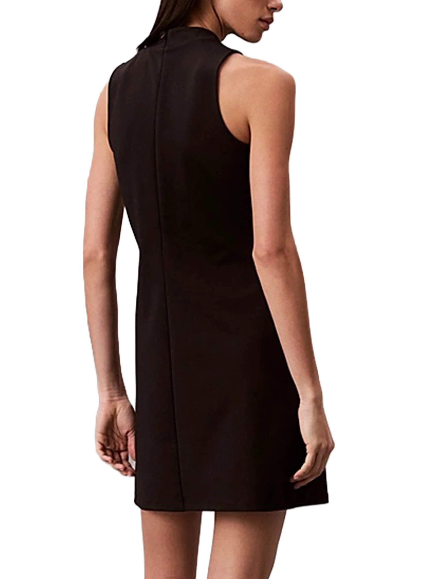 Abito smanicato Calvin Klein Donna Nero - Image 2