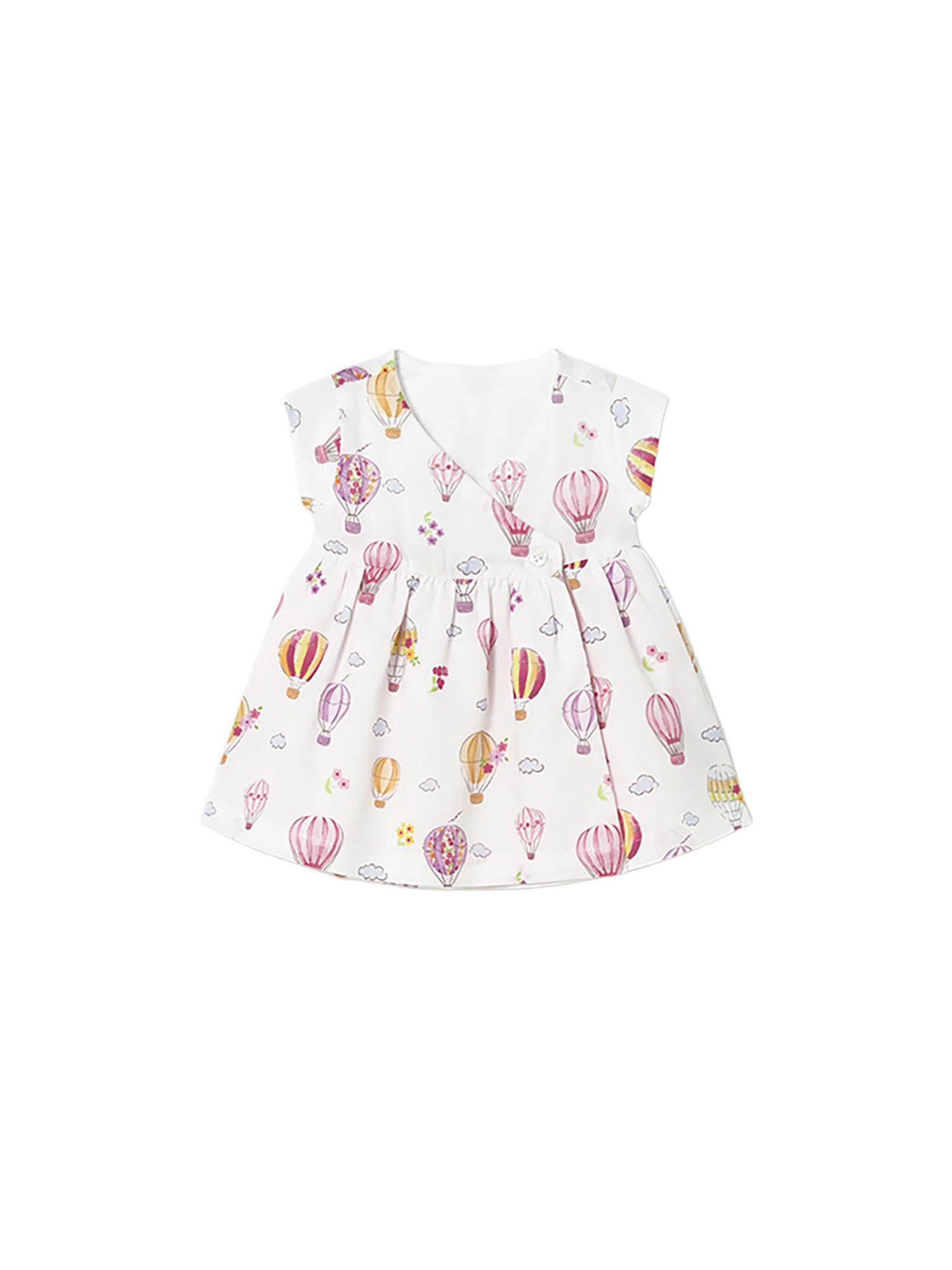 Abito Mayoral Neonata smanicato reversibile rosa