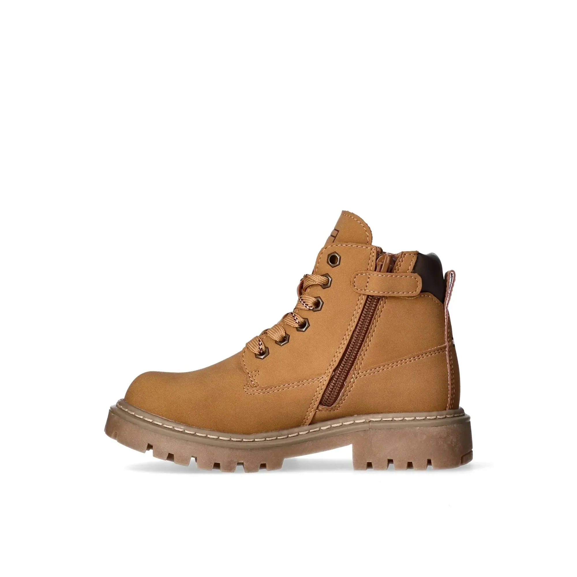 Stivaletto anfibio Tommy Hilfiger bambino con lacci ocra - Image 2