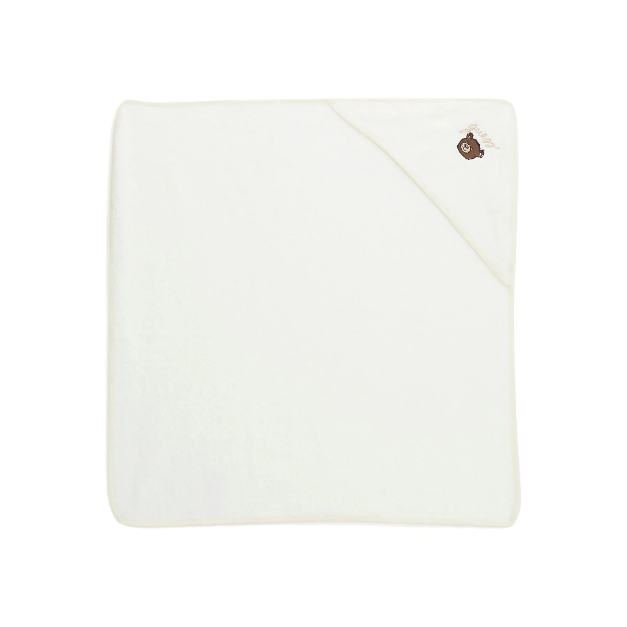 Asciugamano Guess Neonato ricamo logo bianco