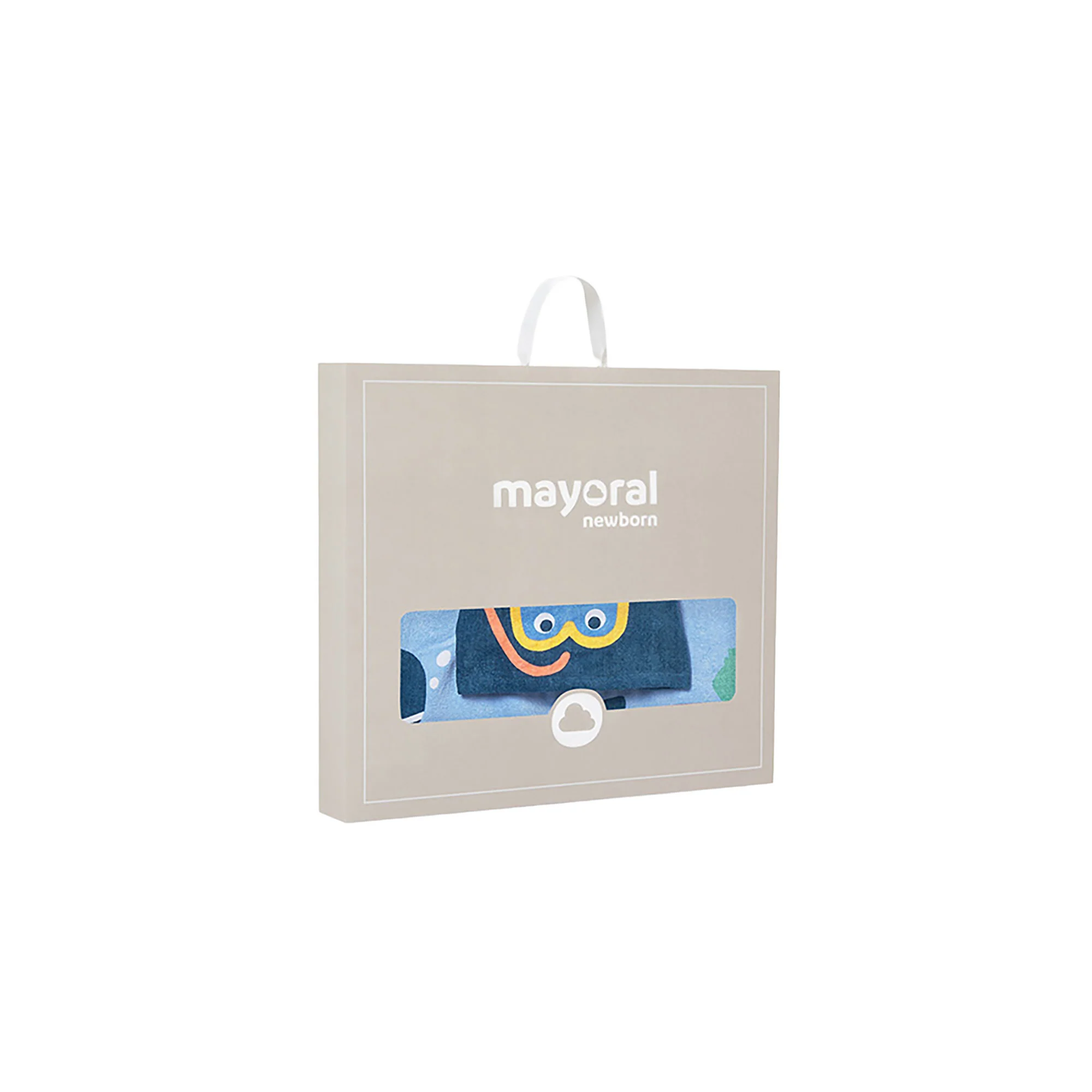 Asciugamano Mayoral Neonato stampato azzurro - Image 4