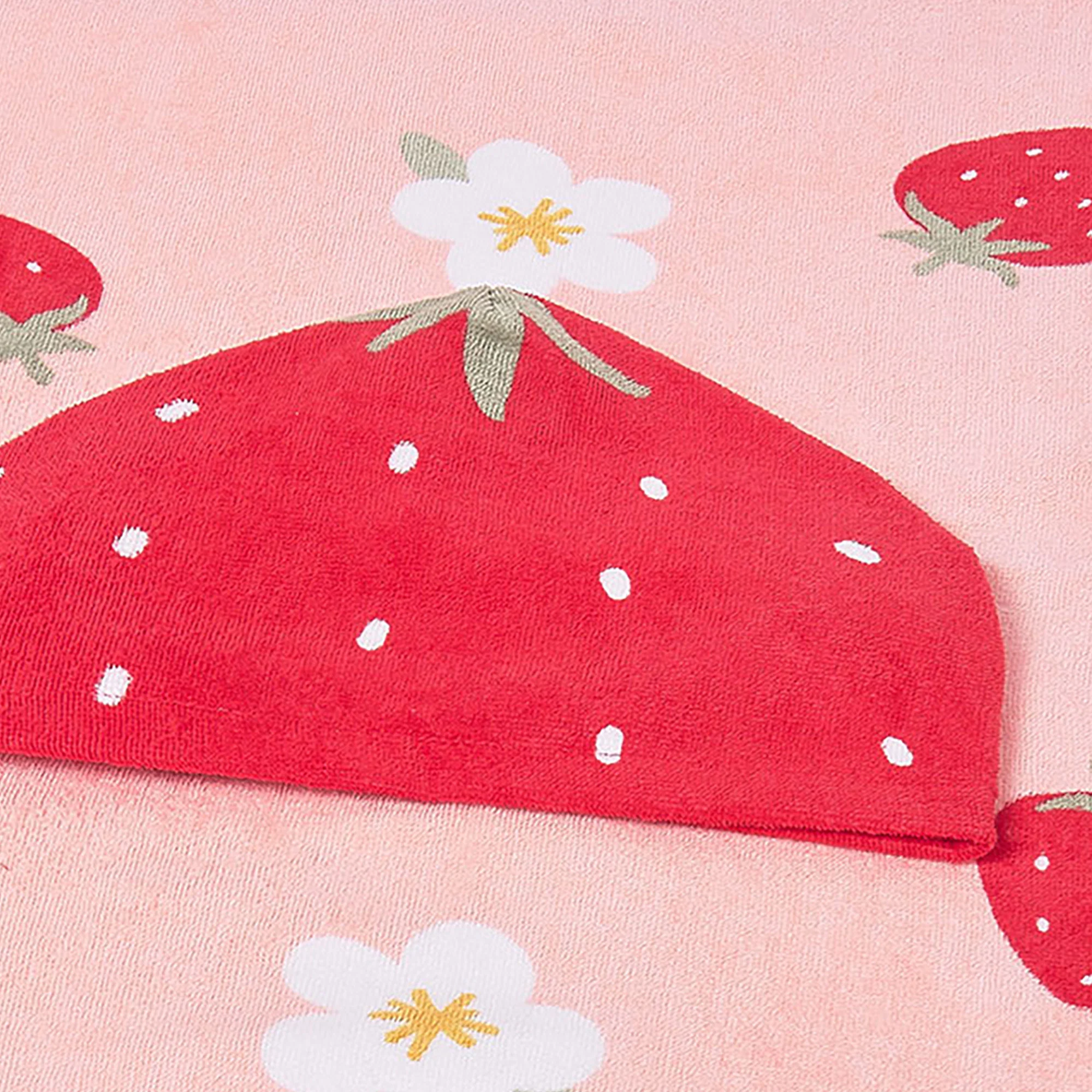 Asciugamano Mayoral Neonata Strawberries rosso/rosa - Image 3