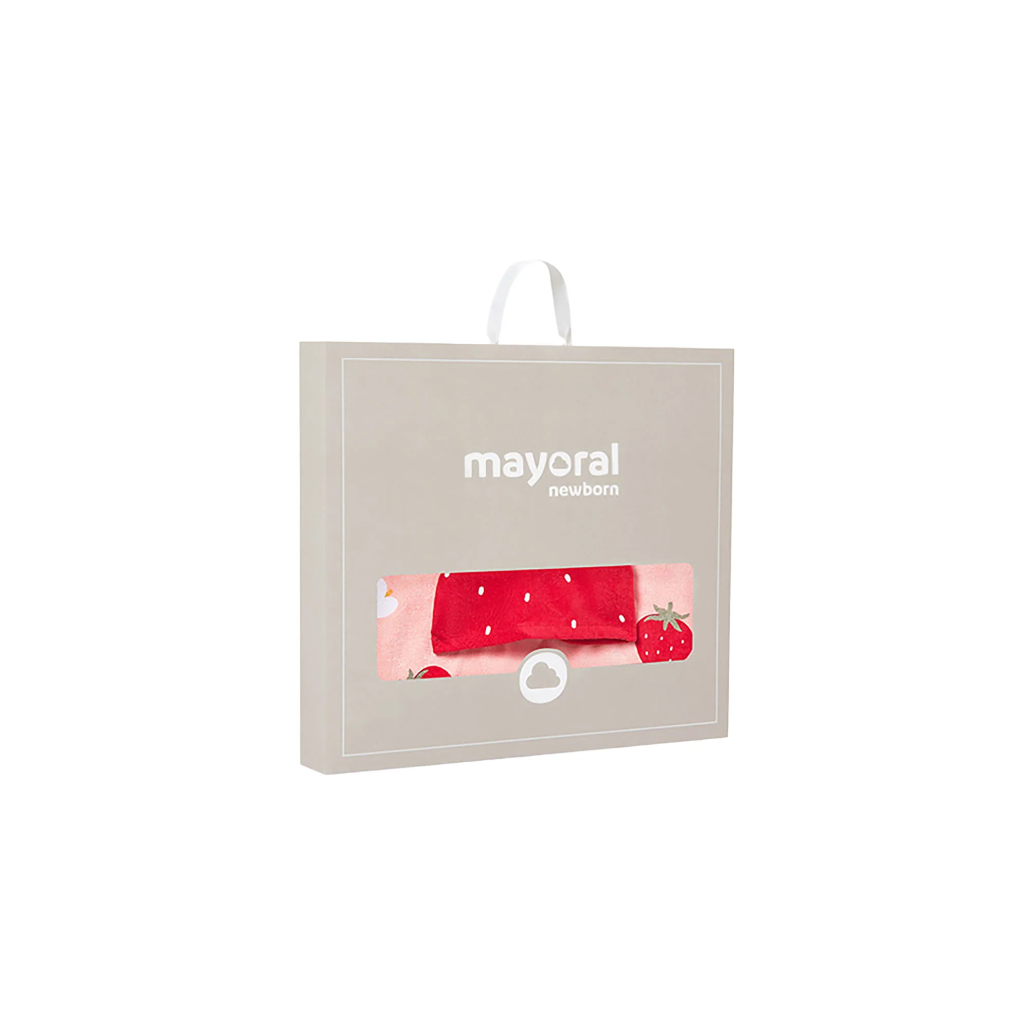 Asciugamano Mayoral Neonata Strawberries rosso/rosa - Image 4