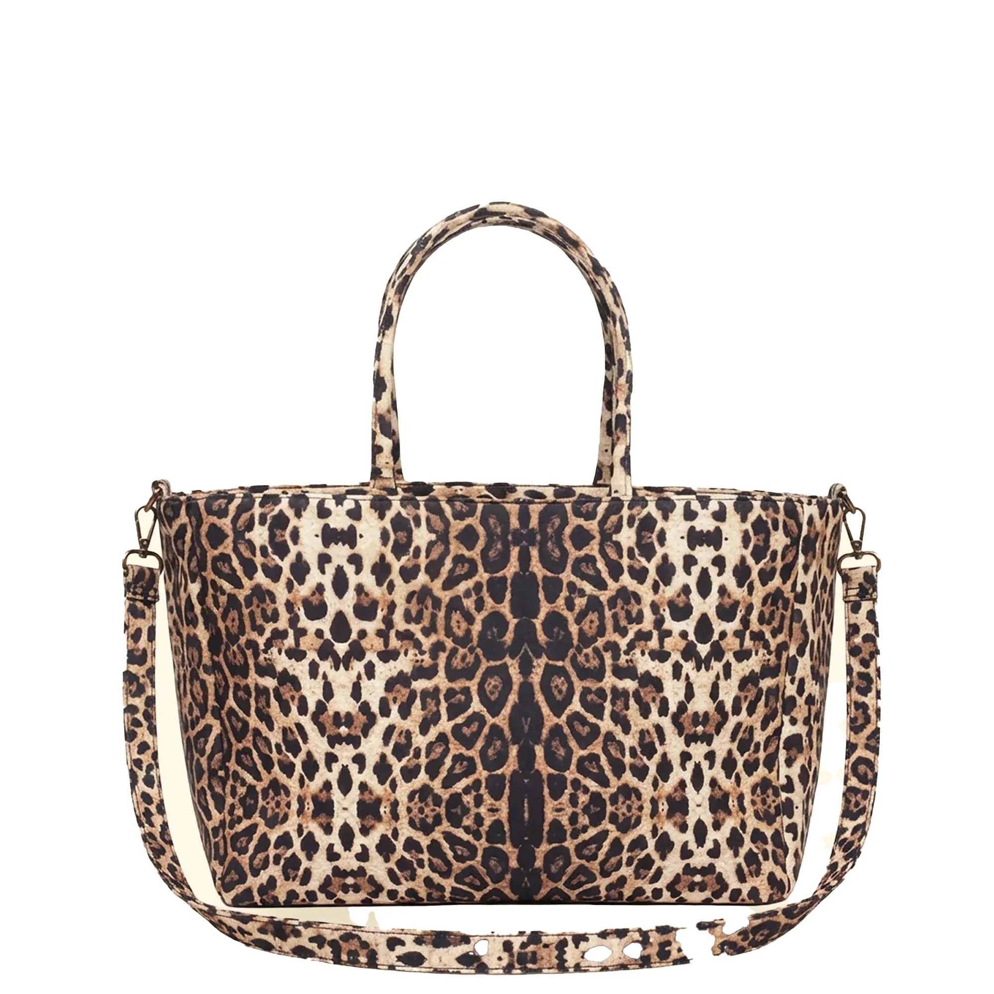 Borsa mare F**k Donna a spalla con tracolla fantasia maculata - Image 3