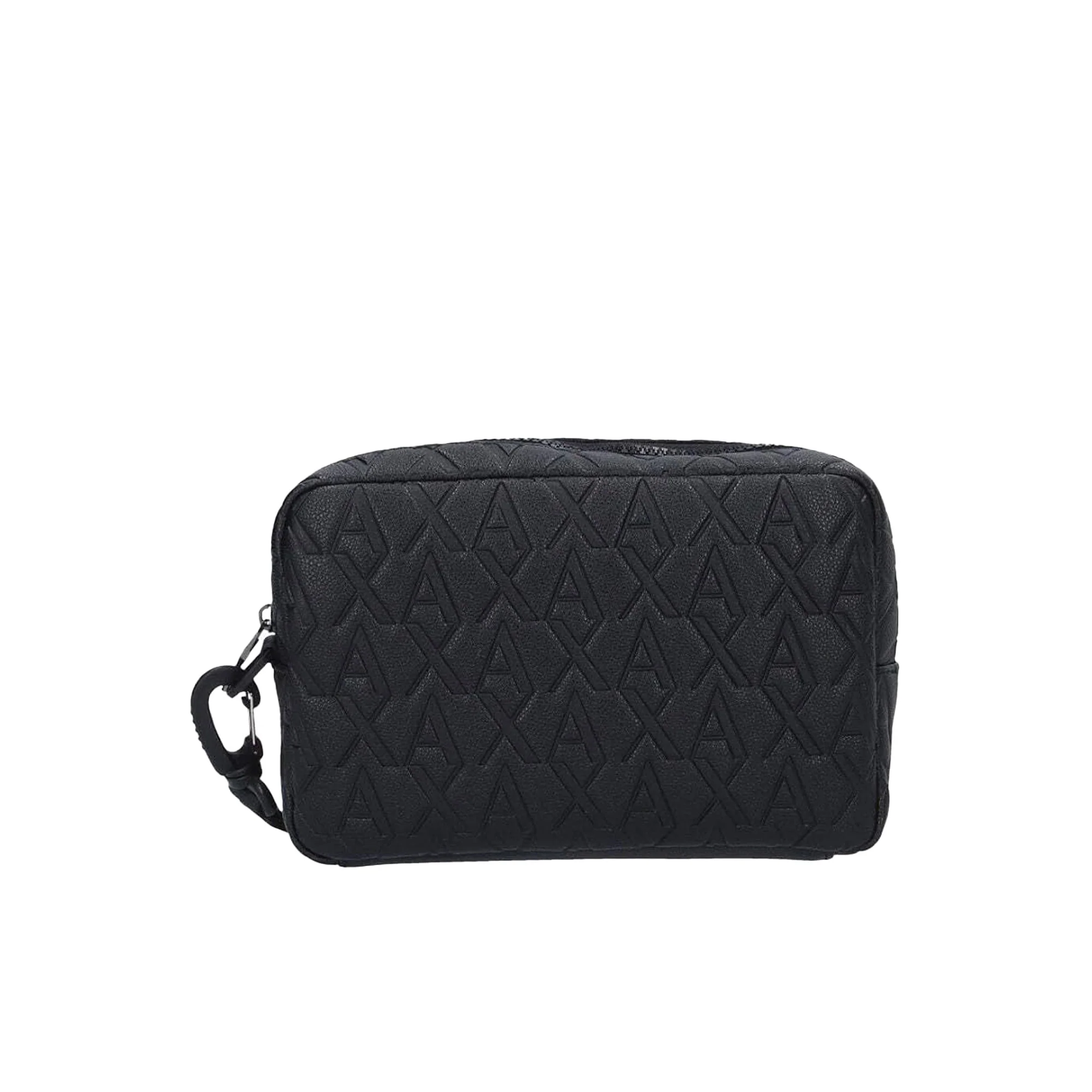 Beauty case Armani Exchange uomo Allover Logo crema - Image 3