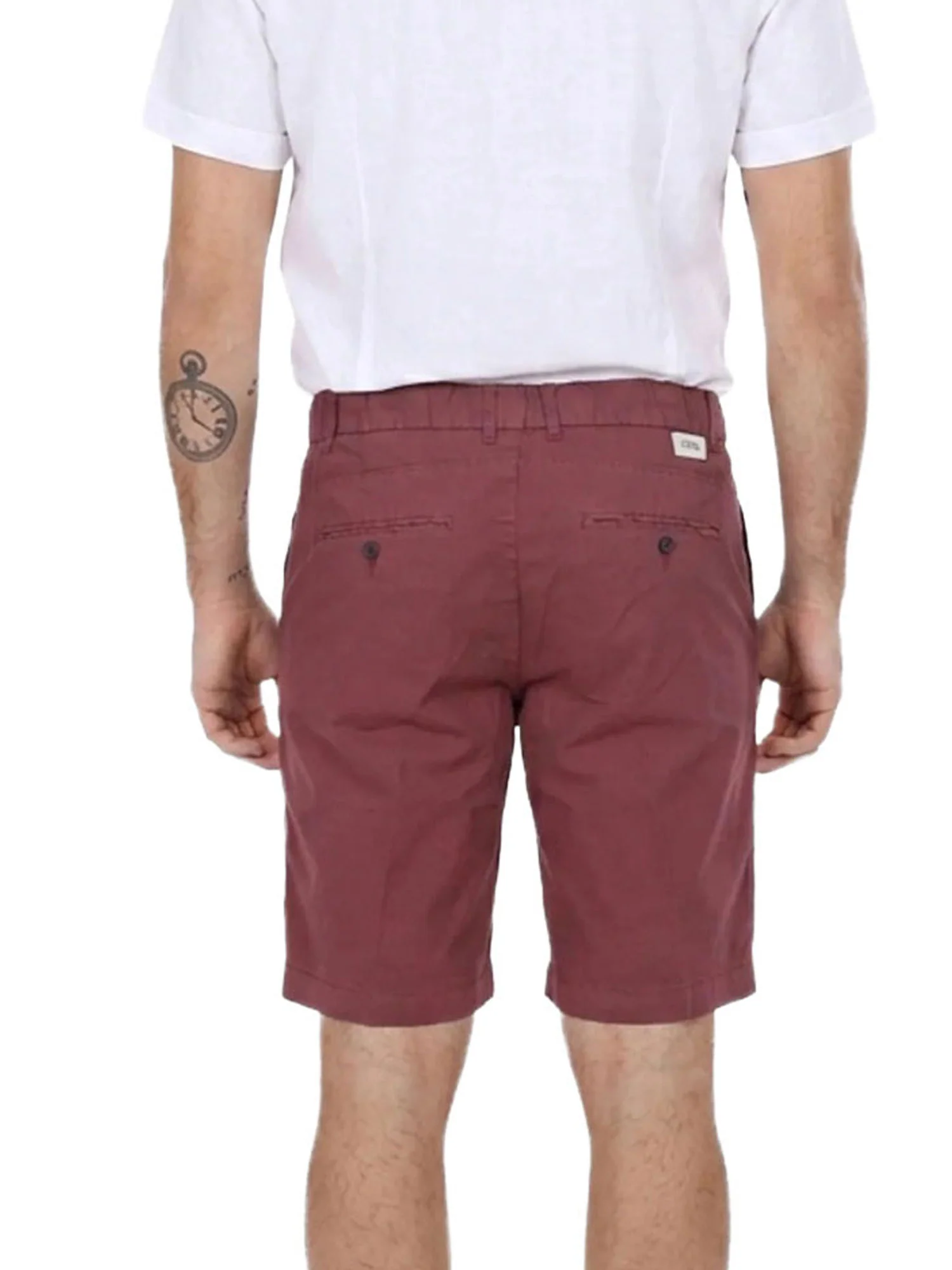 Bermuda Yes Zee uomo con coulisse melograno - Image 2