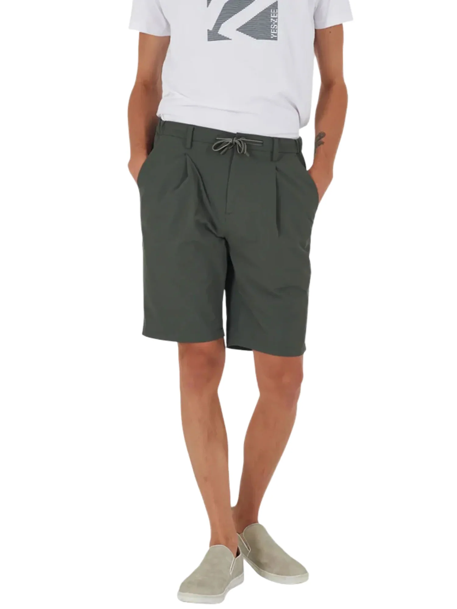 Bermuda Yes Zee Uomo coulisse 
 Militare