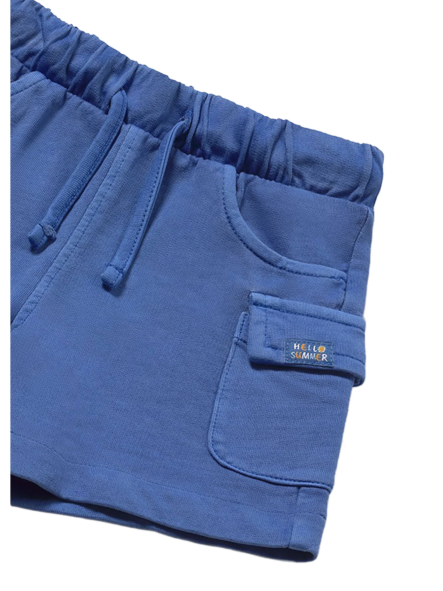 Bermuda Mayoral neonato in felpa delavè azzurro - Image 3