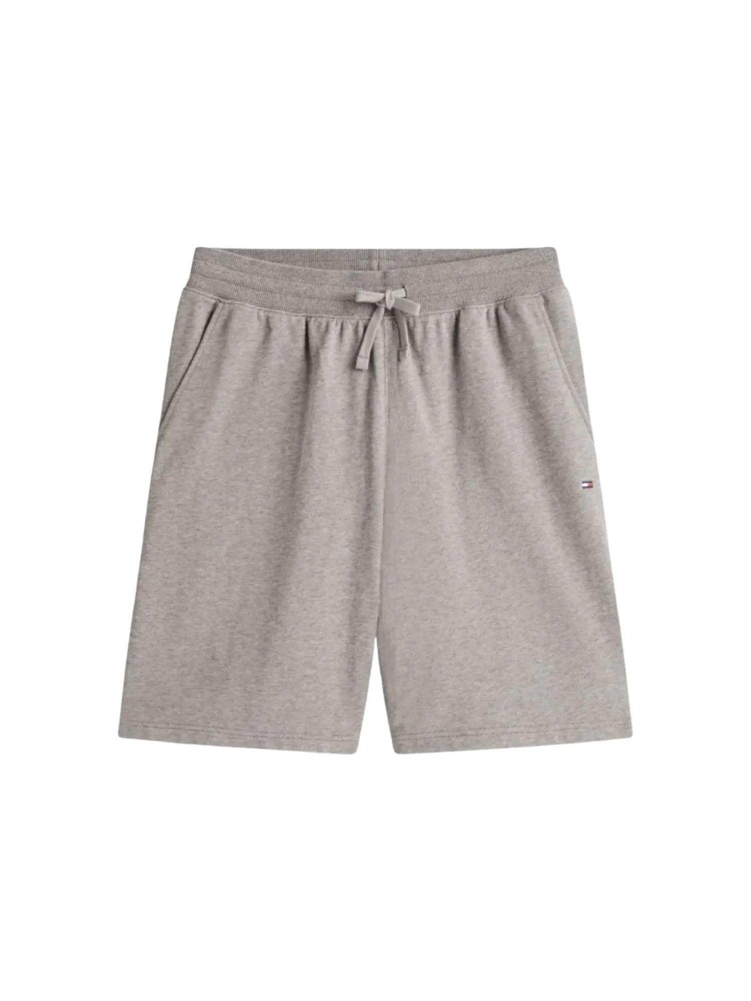 Bermuda in french terry felpato Tommy Hilfiger modello essential grigio - Image 4