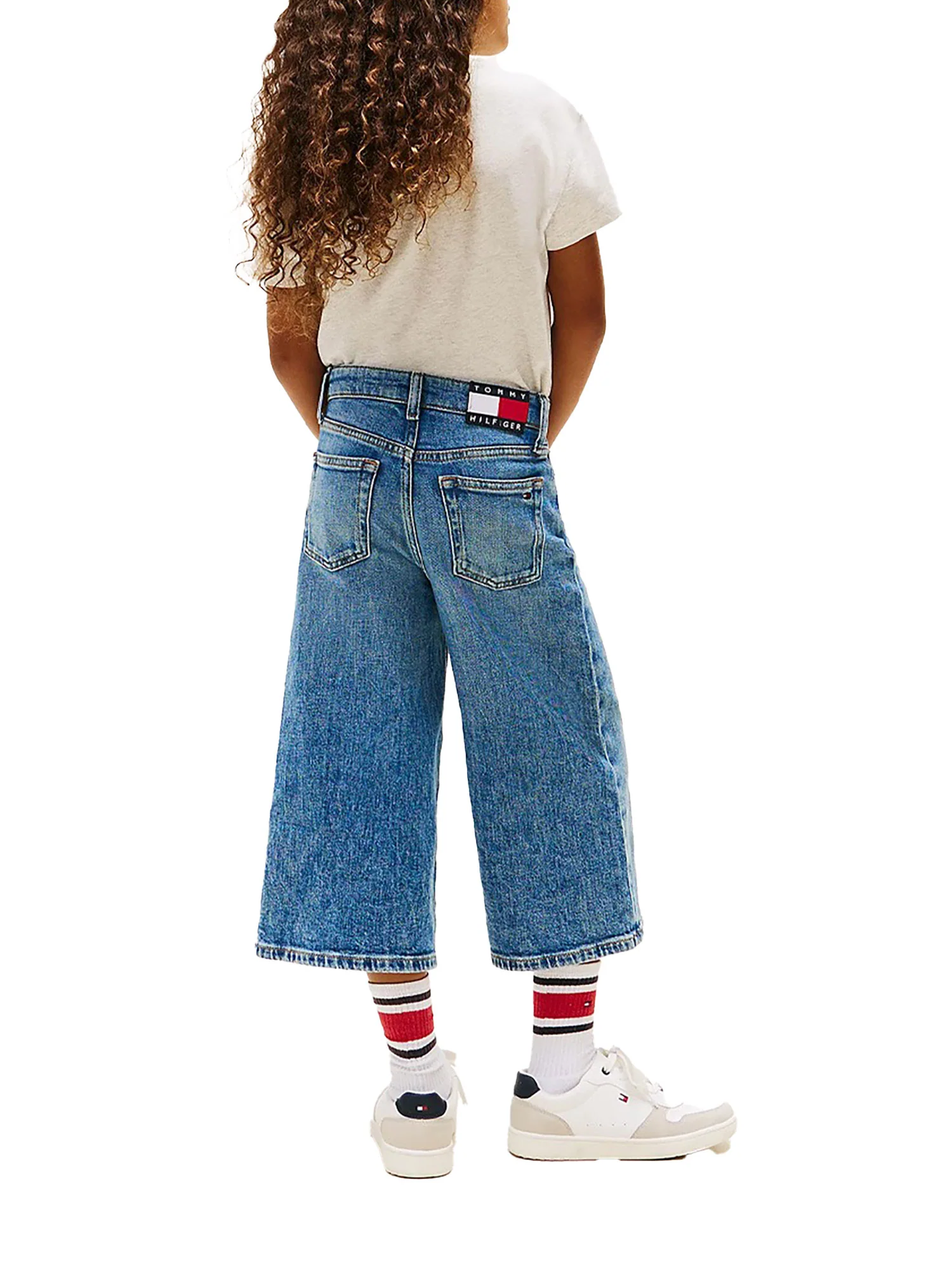 Bermuda Tommy Hilfigher Bambina in jeans mabel denim vintage - Image 2