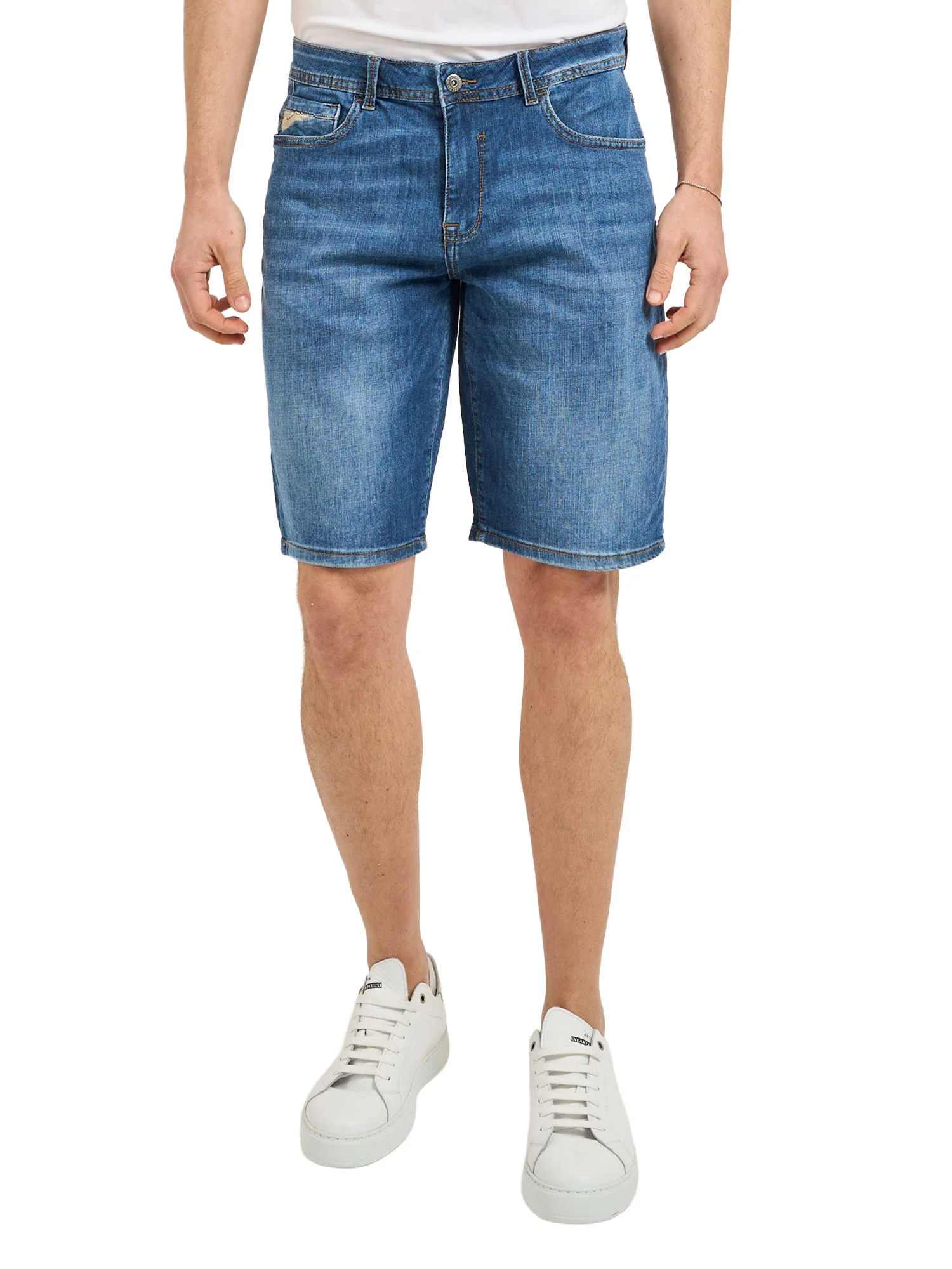 Bermuda Yes Zee Uomo slim stretch 
 Denim medio