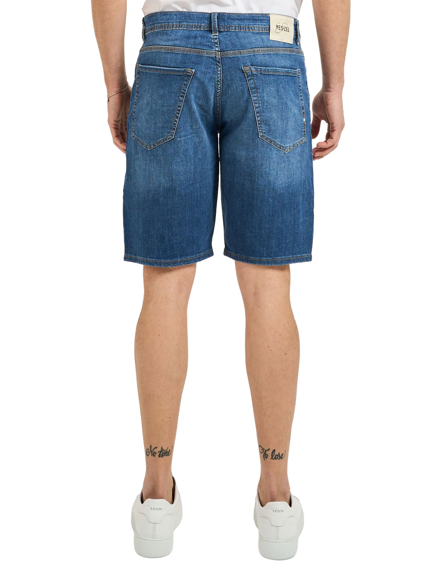 Bermuda Yes Zee Uomo slim stretch 
 Denim medio - Image 2