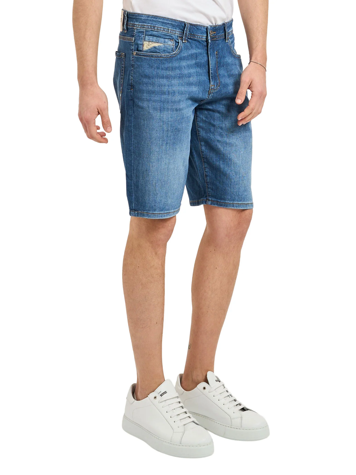 Bermuda Yes Zee Uomo slim stretch 
 Denim medio - Image 3