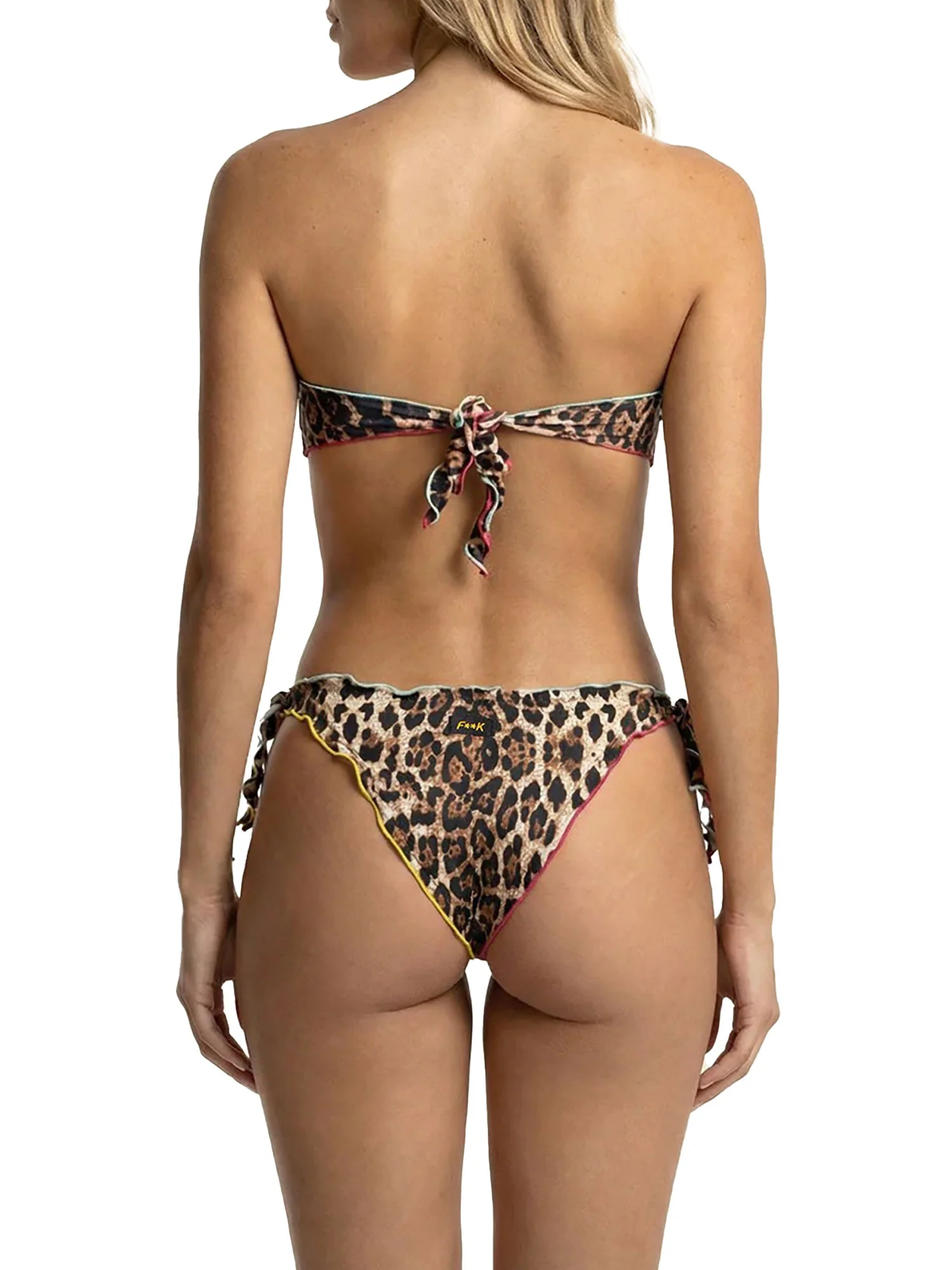 Bikini F**k Donna fascia con slip regolabile fantasia maculata - Image 2