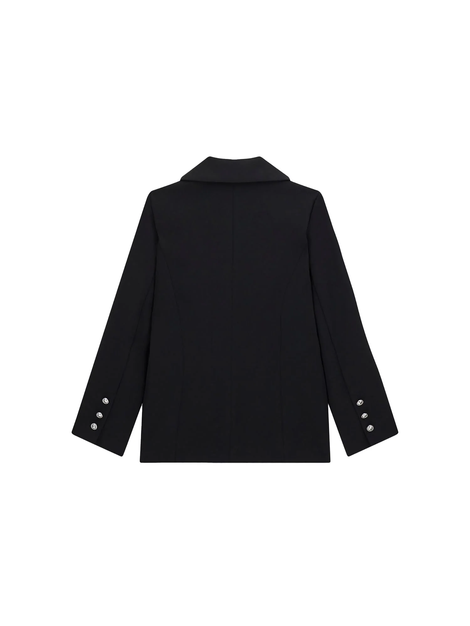 Blazer Guess Ragazza con bottoni e logo in twill nero - Image 2