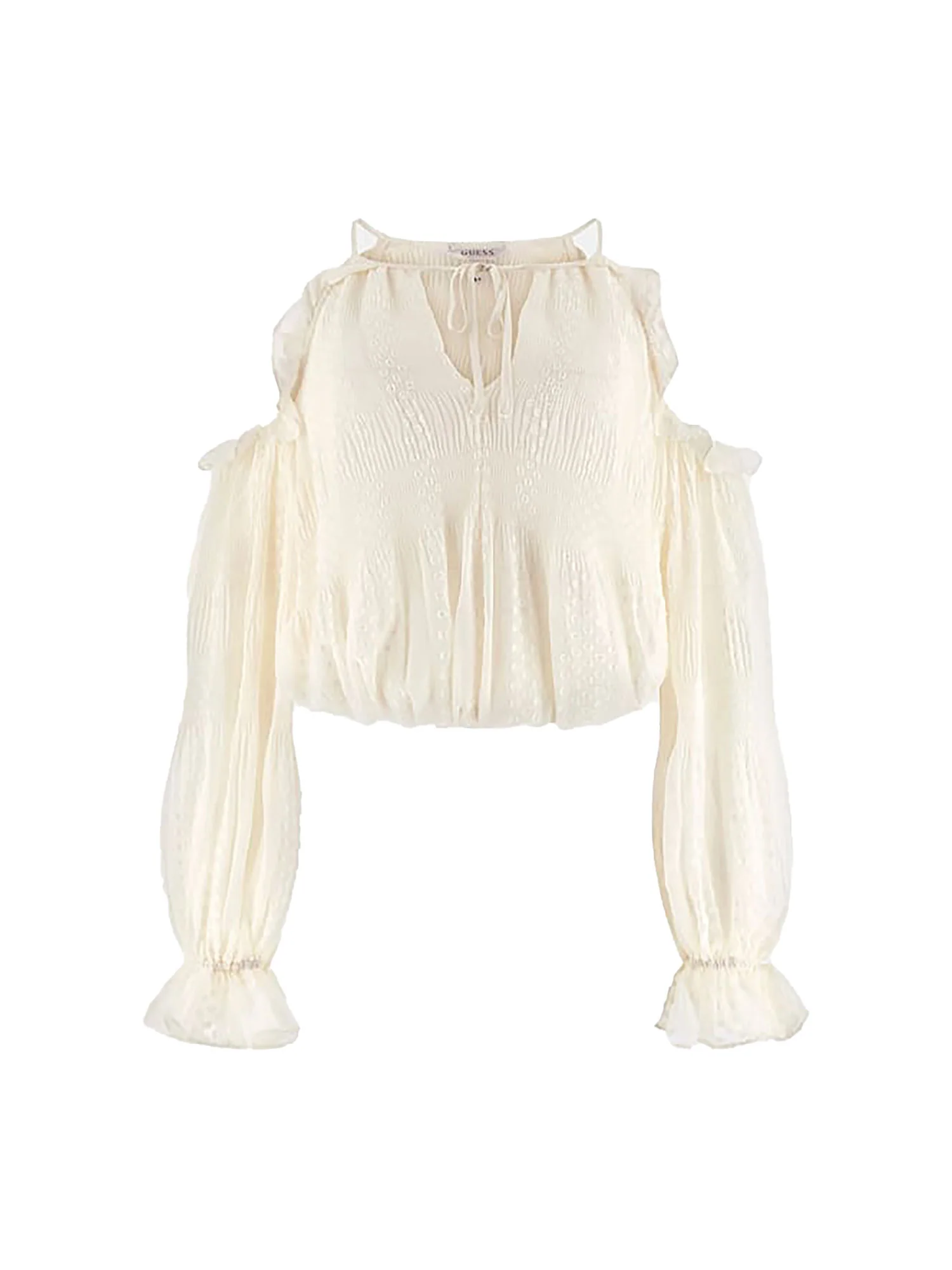 Blusa Guess Donna cold shoulder emilia bianco - Image 4