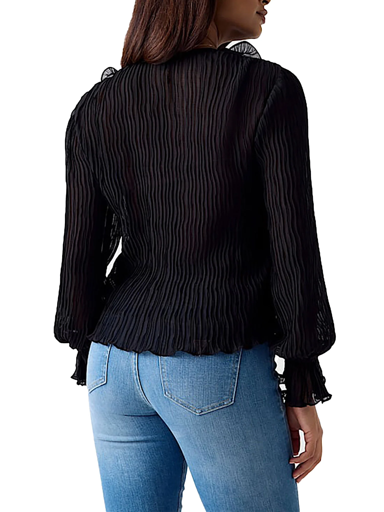 Blusa Guess Donna faye nero - Image 2