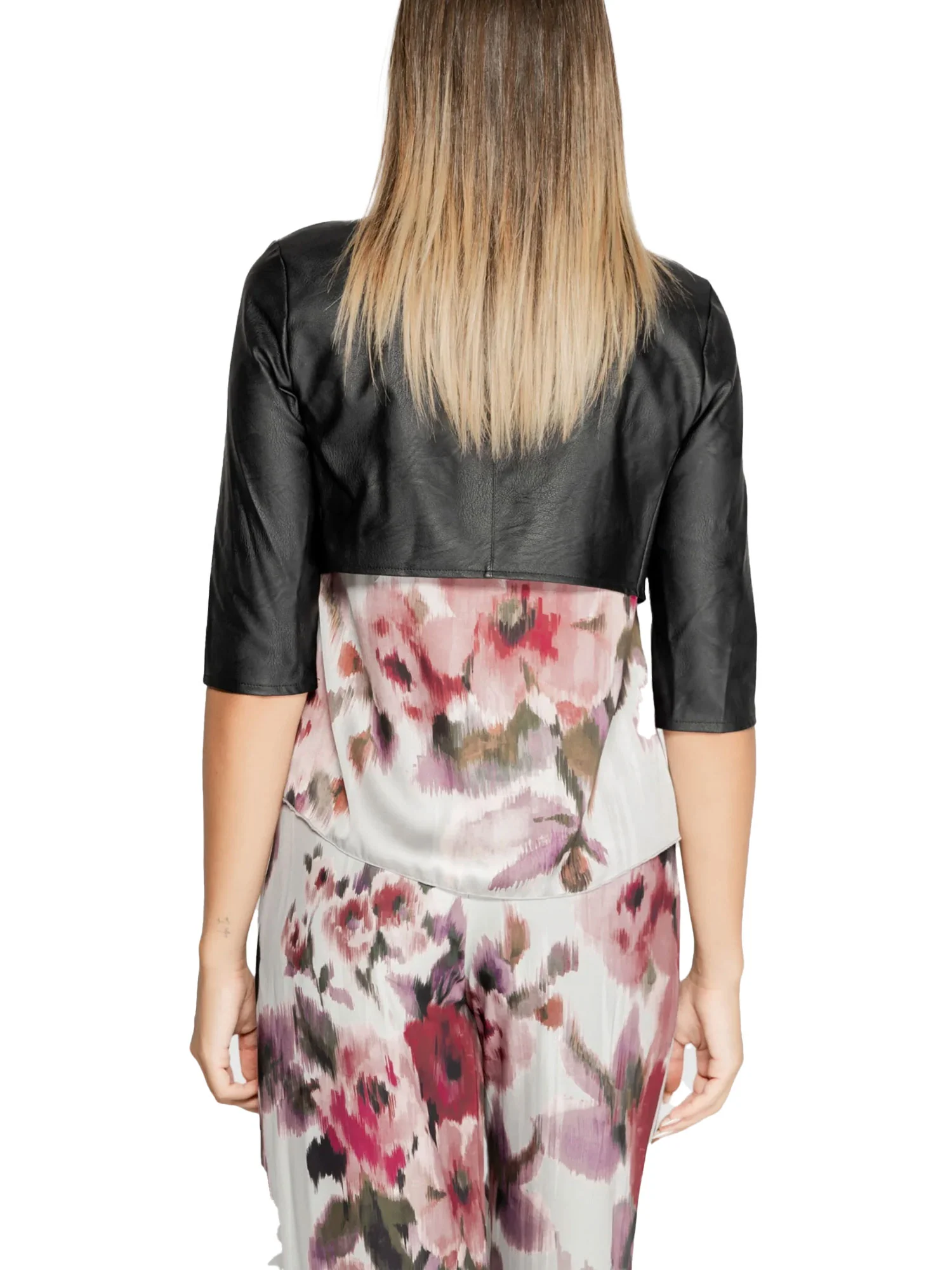 Bolero in ecopelle nero - Image 3