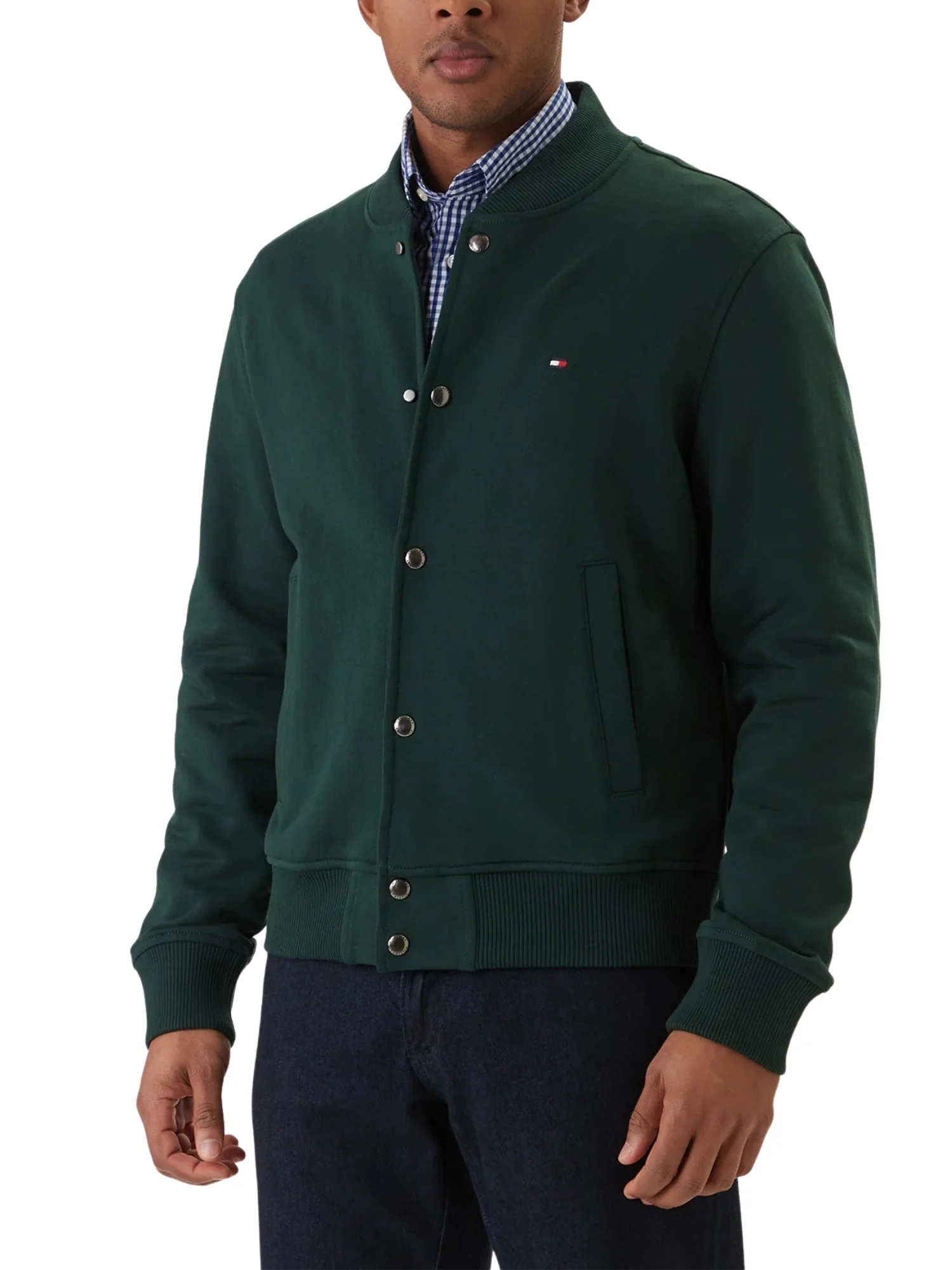Bomber Tommy Hilfiger modello essential verde