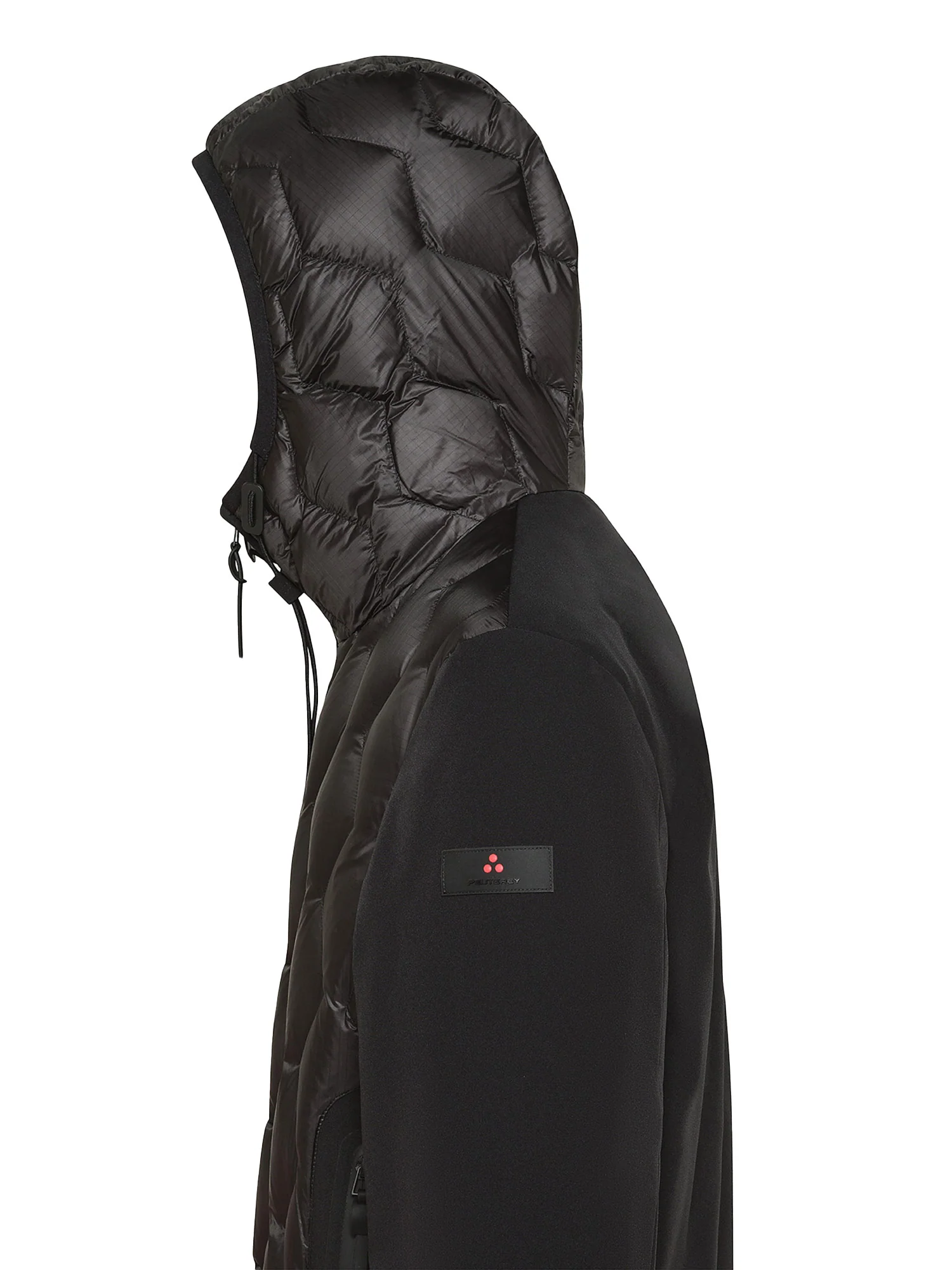 Bomber Koons con zip e cappuccio nero - Image 4