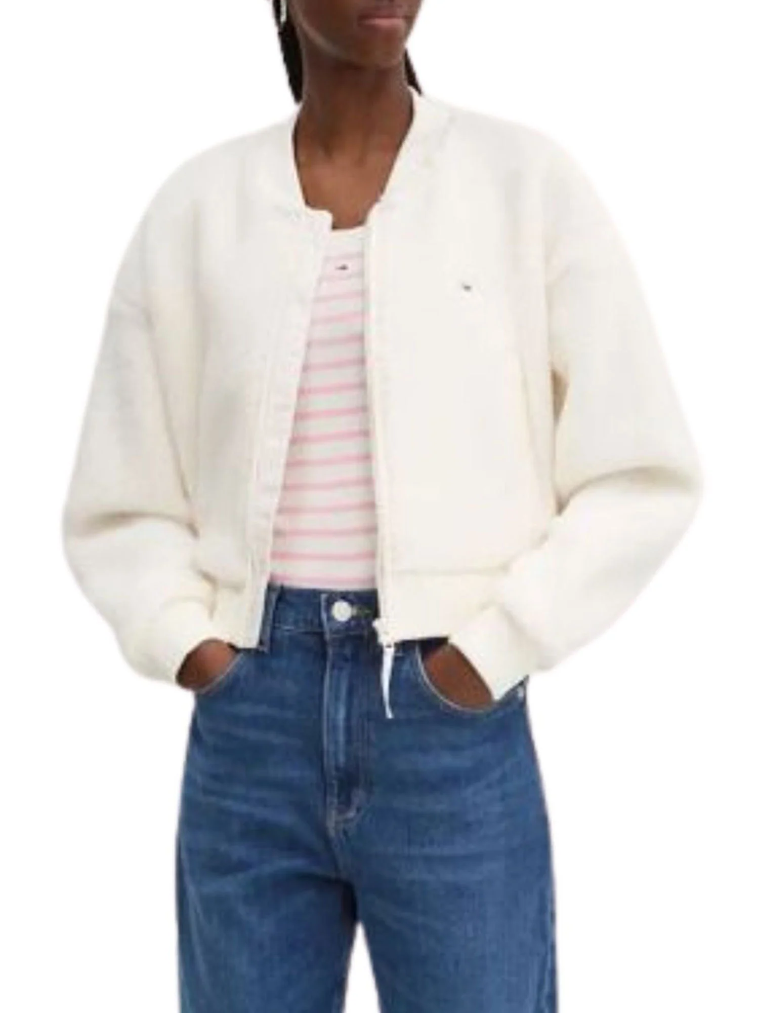 Bomber teddy crema