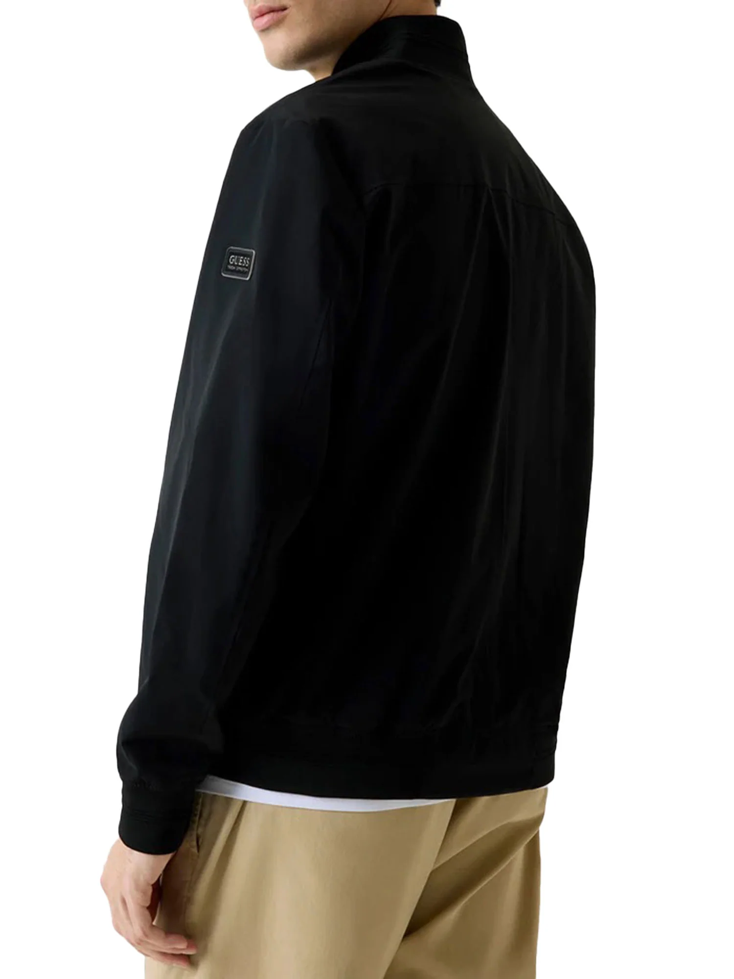 Bomber Guess uomo con zip Packable nero - Image 2