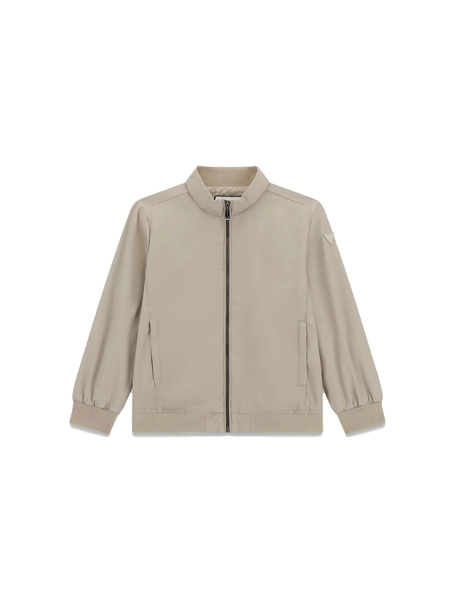 Bomber Guess Ragazzo con zip beige