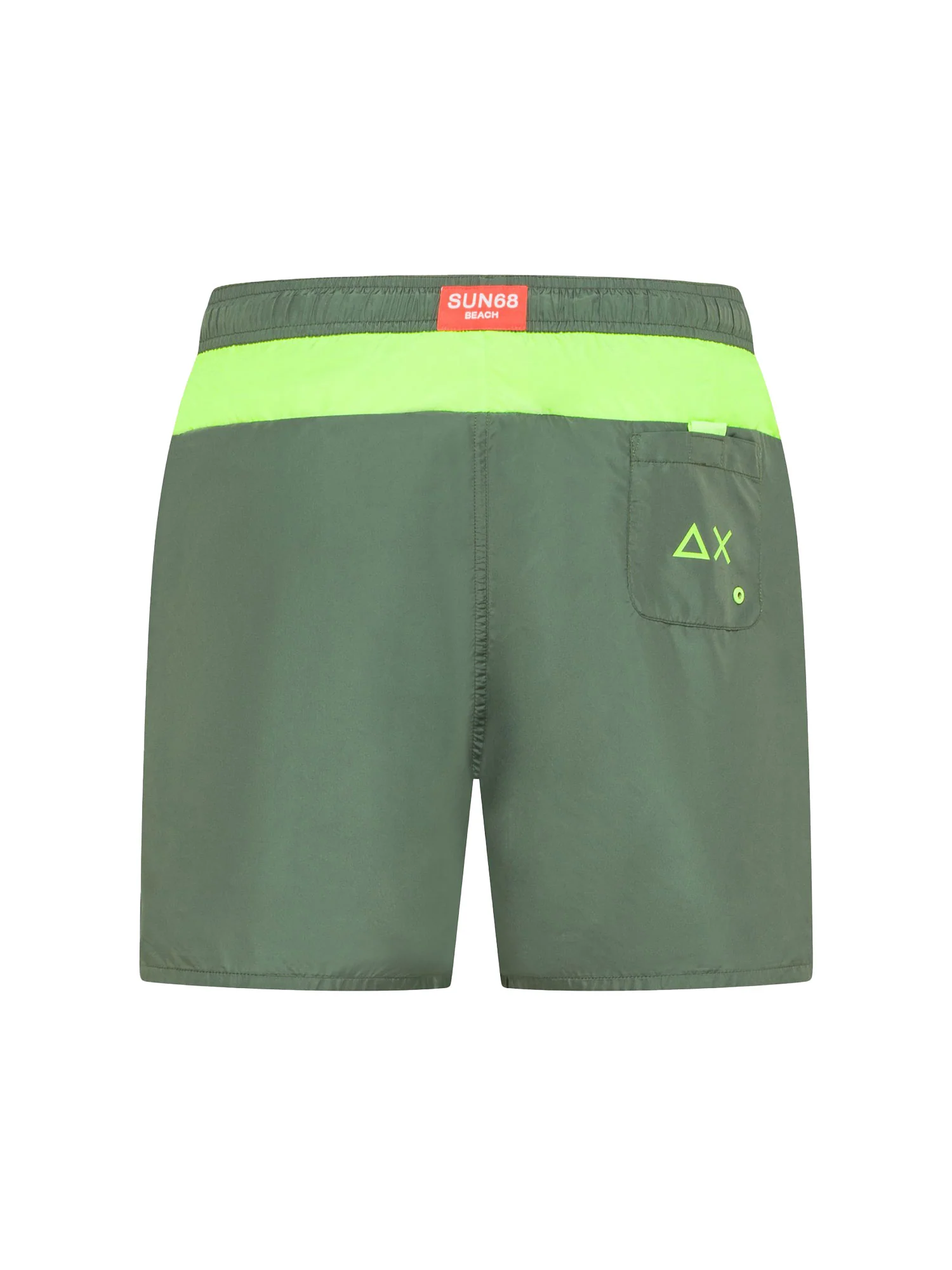 Boxer Sun 68 uomo Beach Contrast back militare - Image 2
