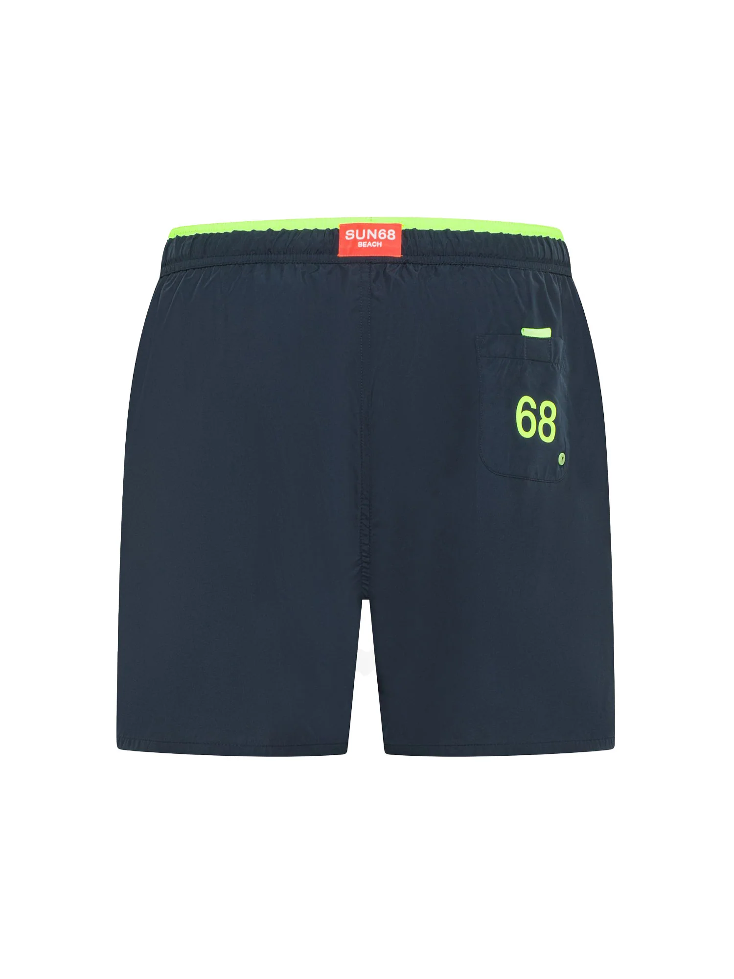 Boxer Sun 68 uomo Beach Fluo Detail blu - Image 2