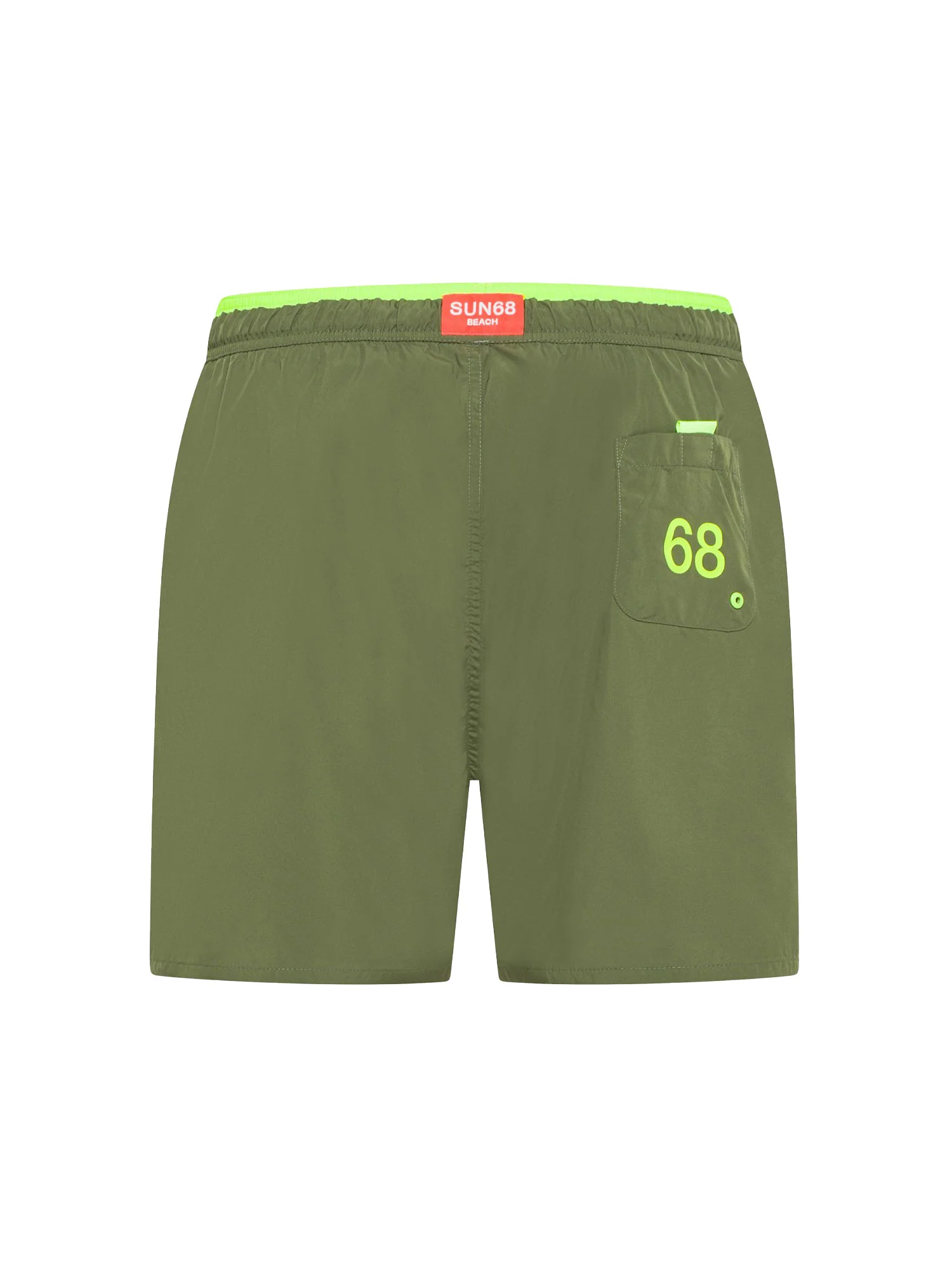 Boxer Sun 68 uomo Beach Fluo Detail militare - Image 2