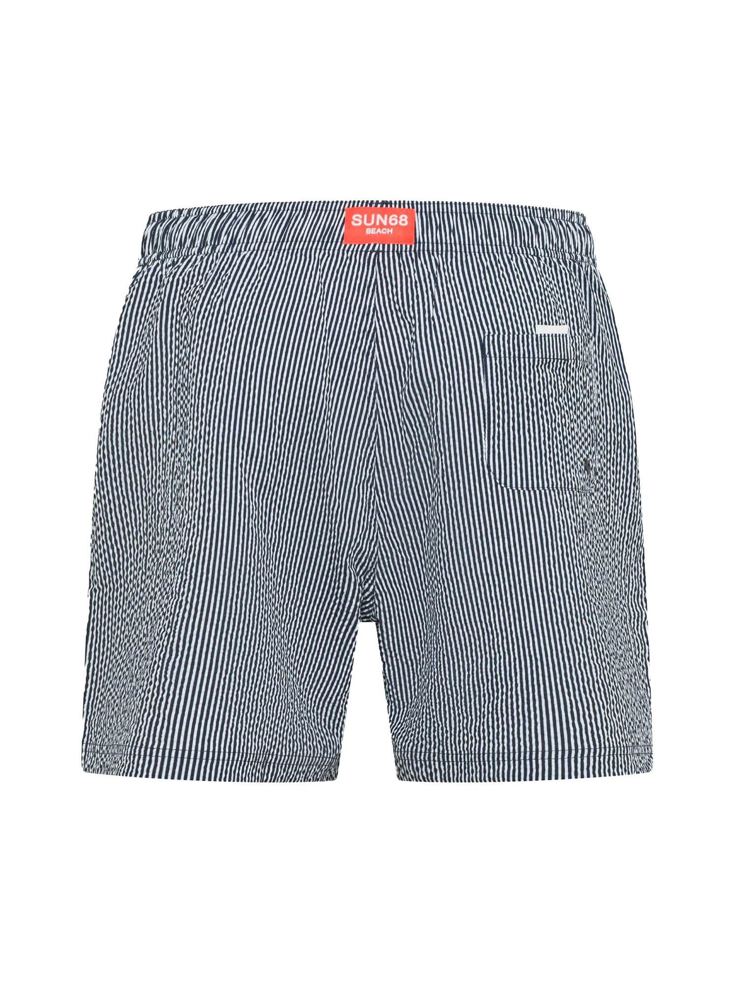 Boxer Sun 68 uomo Beach seersucker blu - Image 2