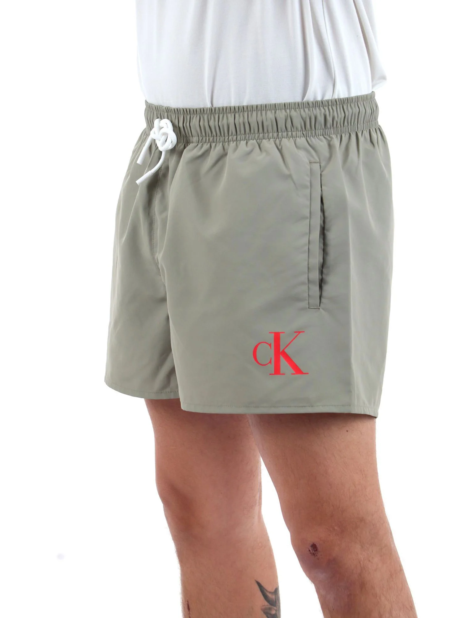 Boxer mare short drawstring verde - Image 2