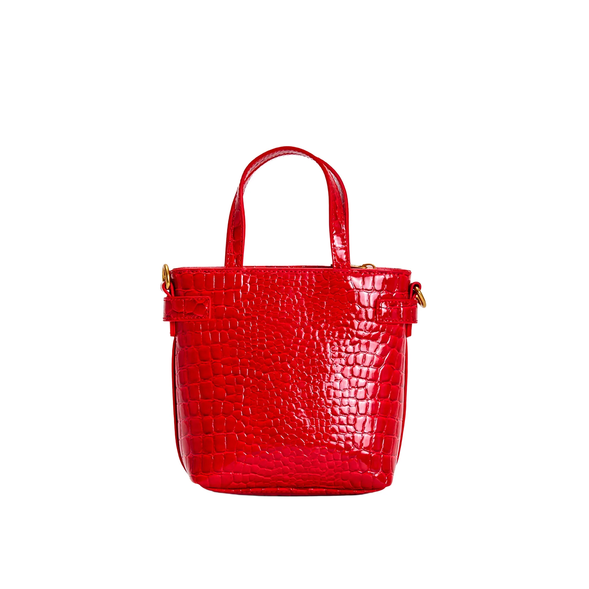 Borsa a secchiello Vicolo donna Cocco amarena - Image 2