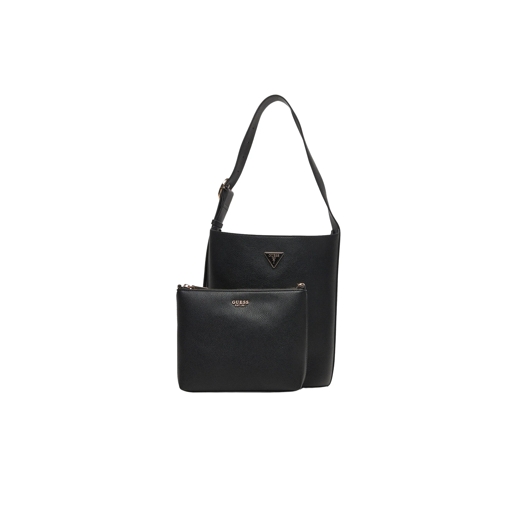 Borsa a secchiello Guess donna Meridian II nero - Image 2
