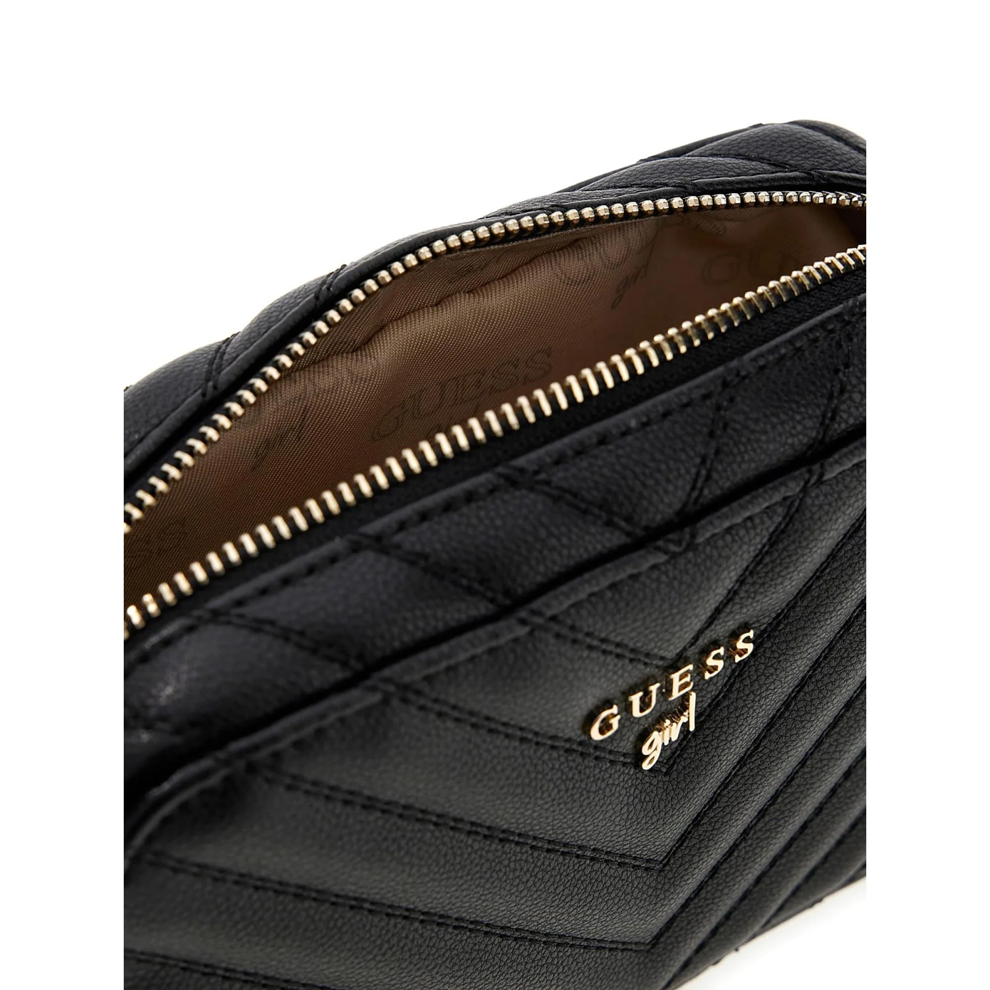 Borsa a tracolla Guess Ragazza logo lettering nero multi - Image 3