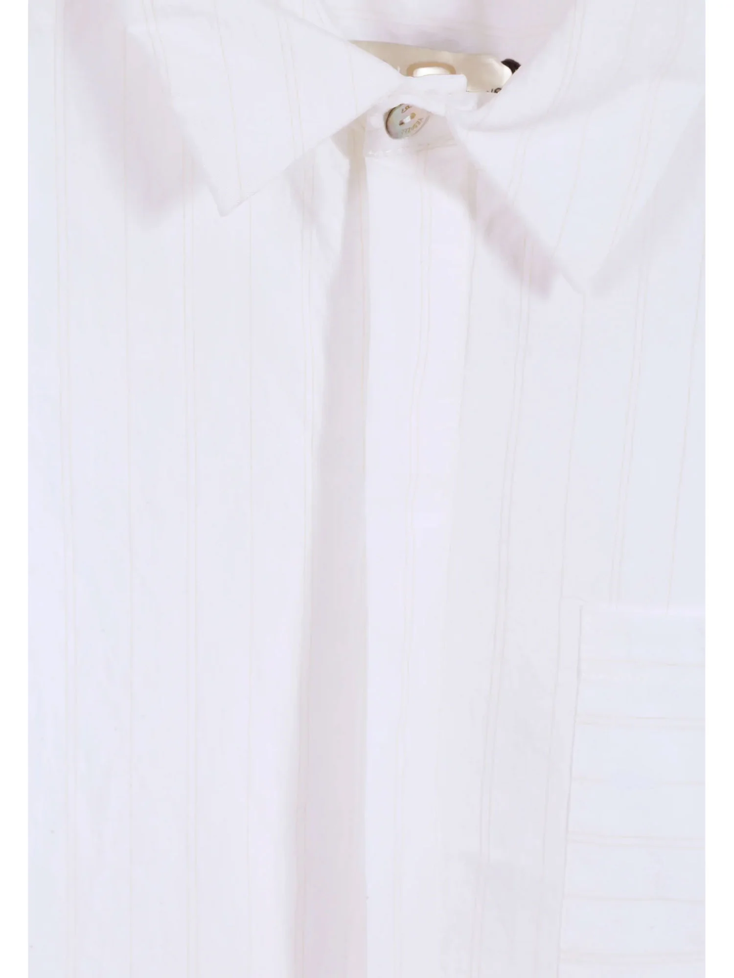 Camicia Yes Zee donna 3/4 1 TS. Crop gesso - Image 3