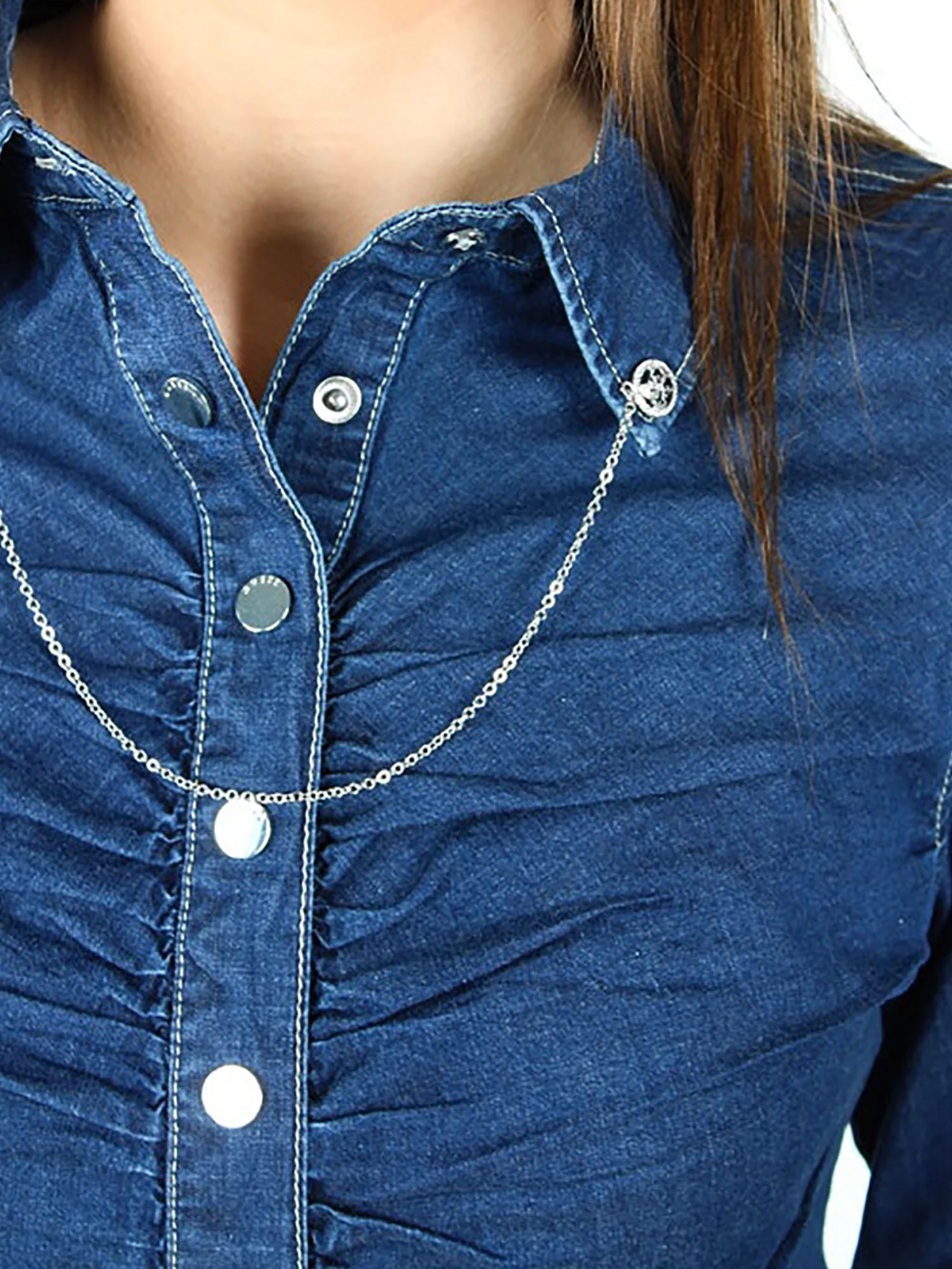 Camicia Alisha denim blu scuro - Image 3