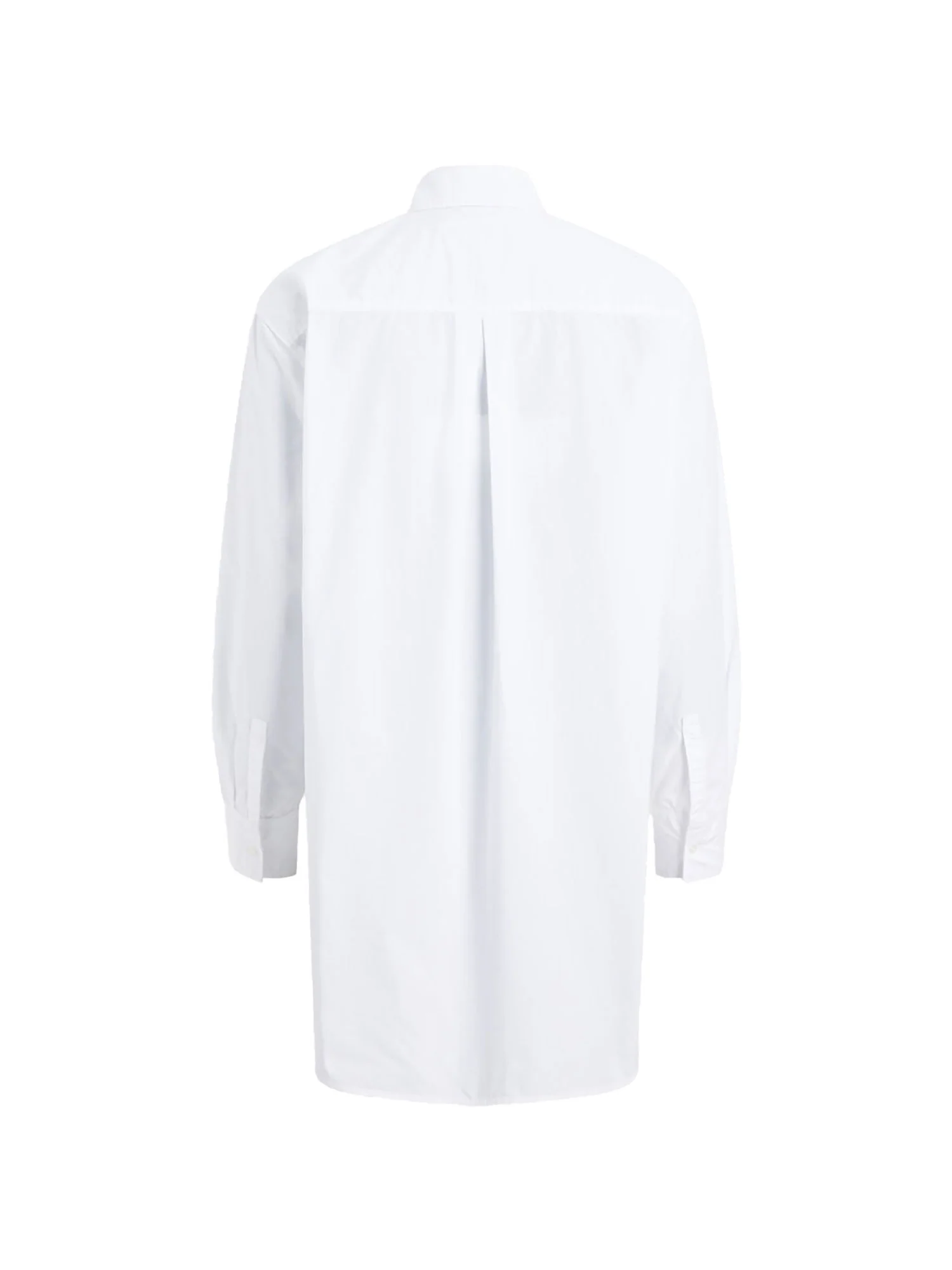 Camicia con maxi tasca frontale bianca - Image 2