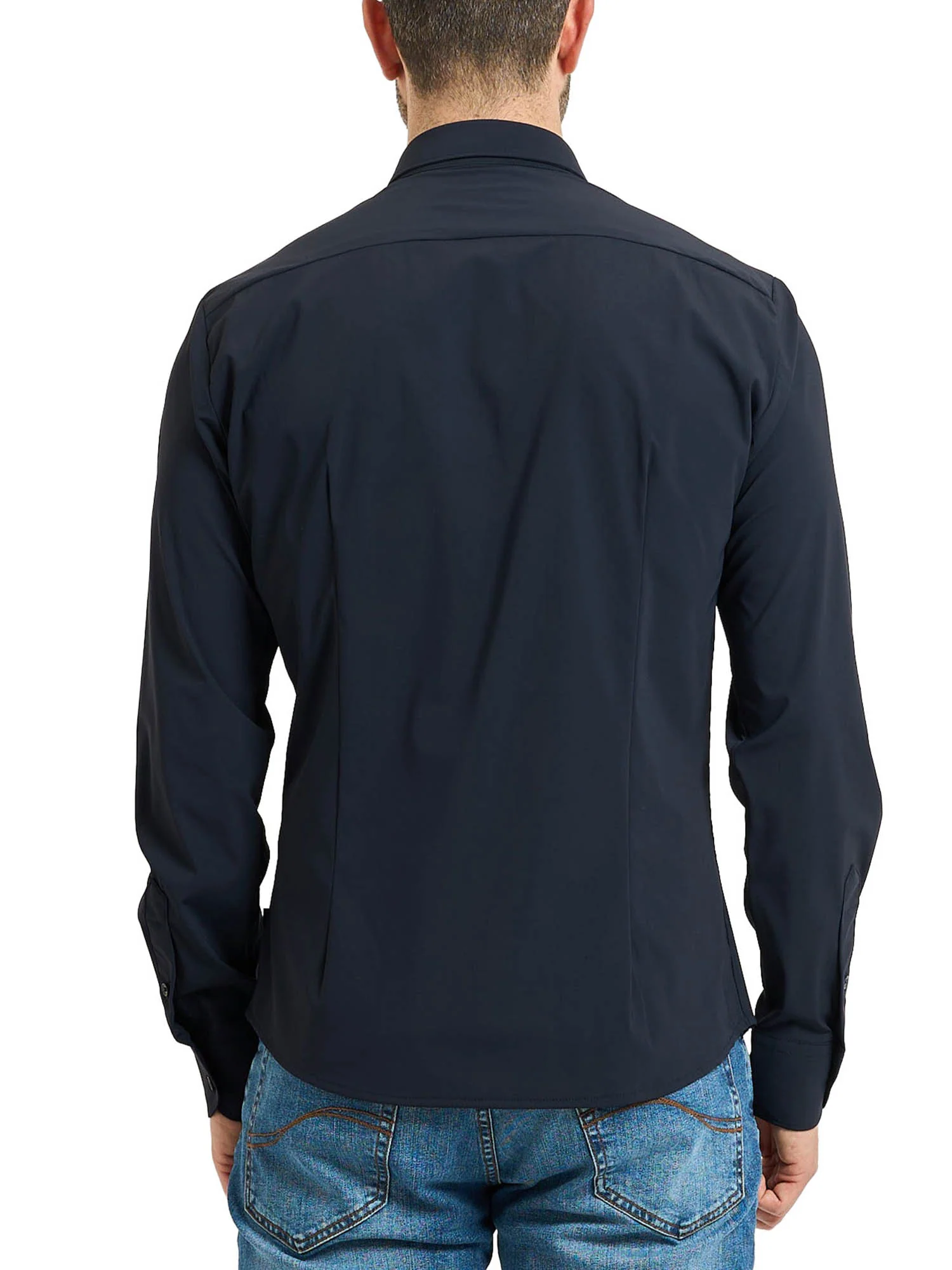 Camicia Yes Zee Uomo a manica lunga cf poly
 Blu - Image 2