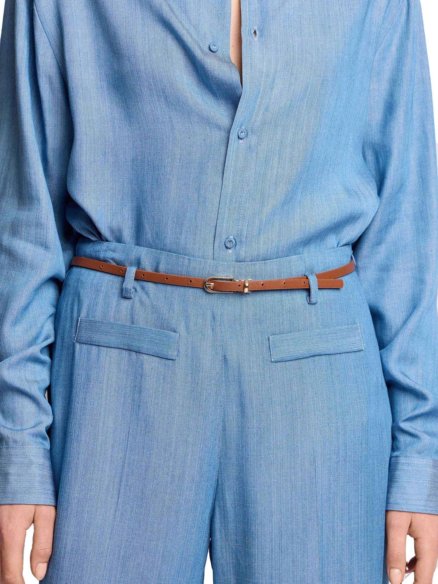 Camicia Kocca Donna chambray azzurro - Image 4