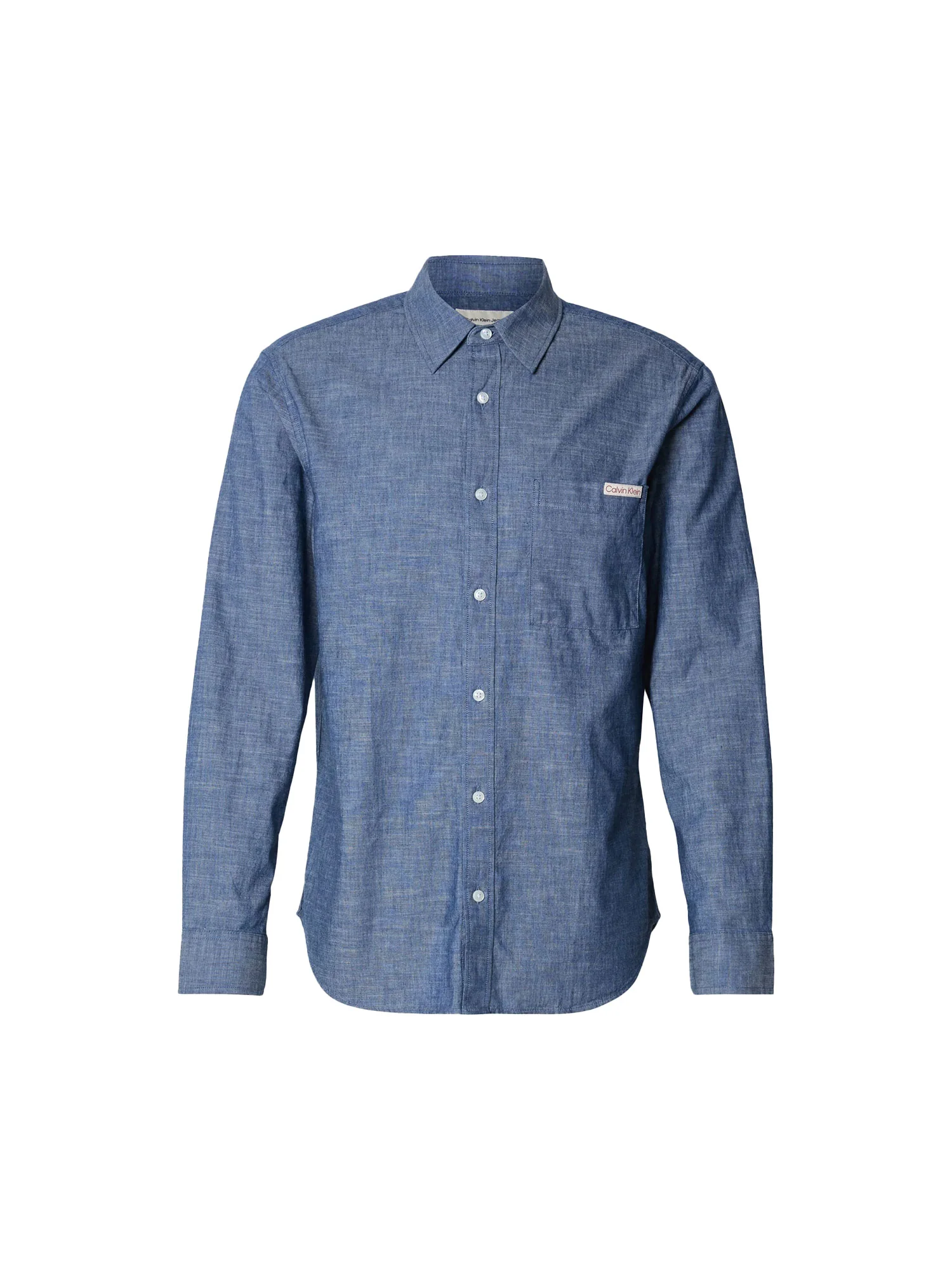 Camicia Calkin Klein uomo manica lunga classic Chambray blu chiaro - Image 5