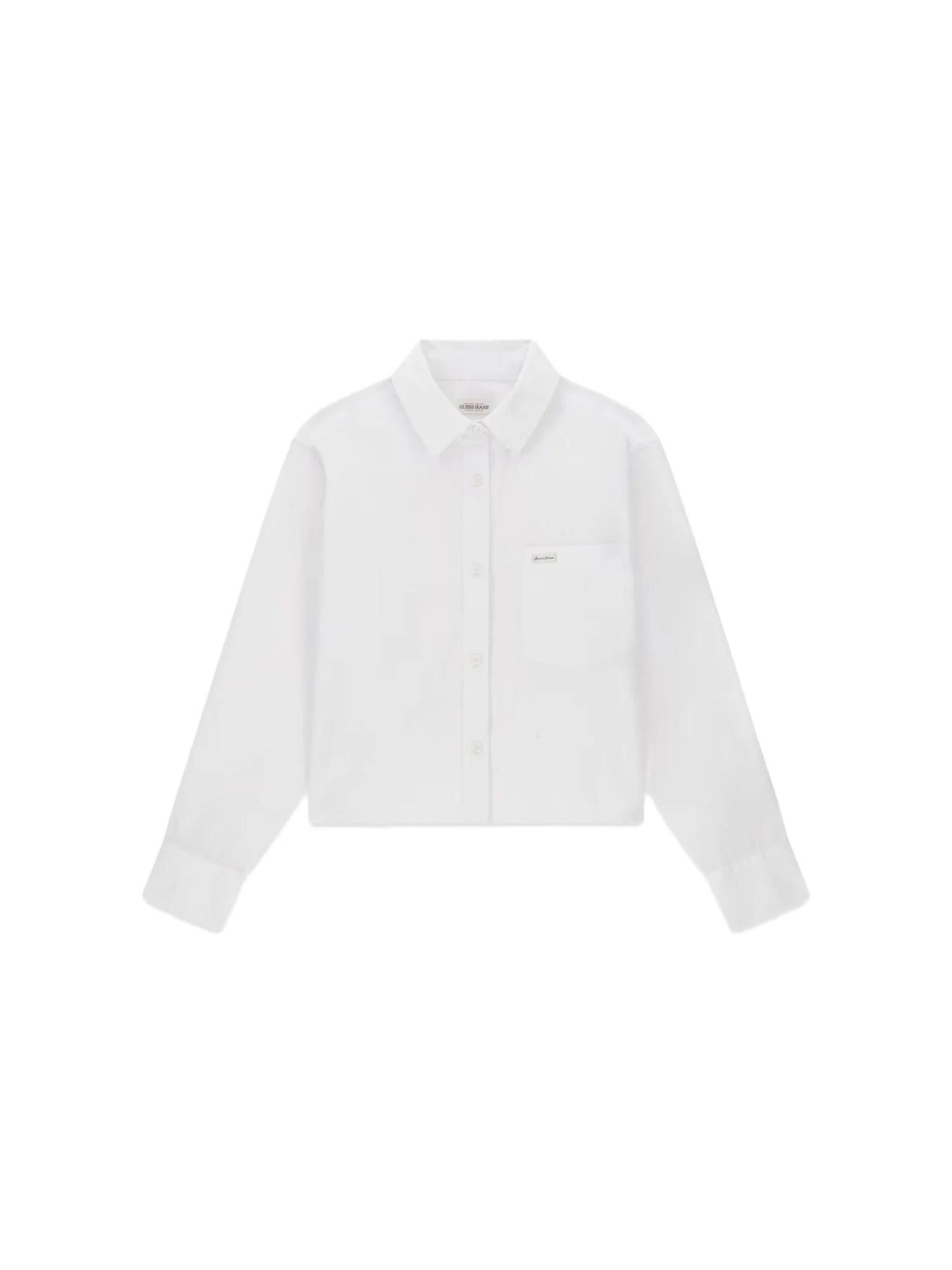 Camicia Guess donna manica lunga Cropped bianco - Image 4