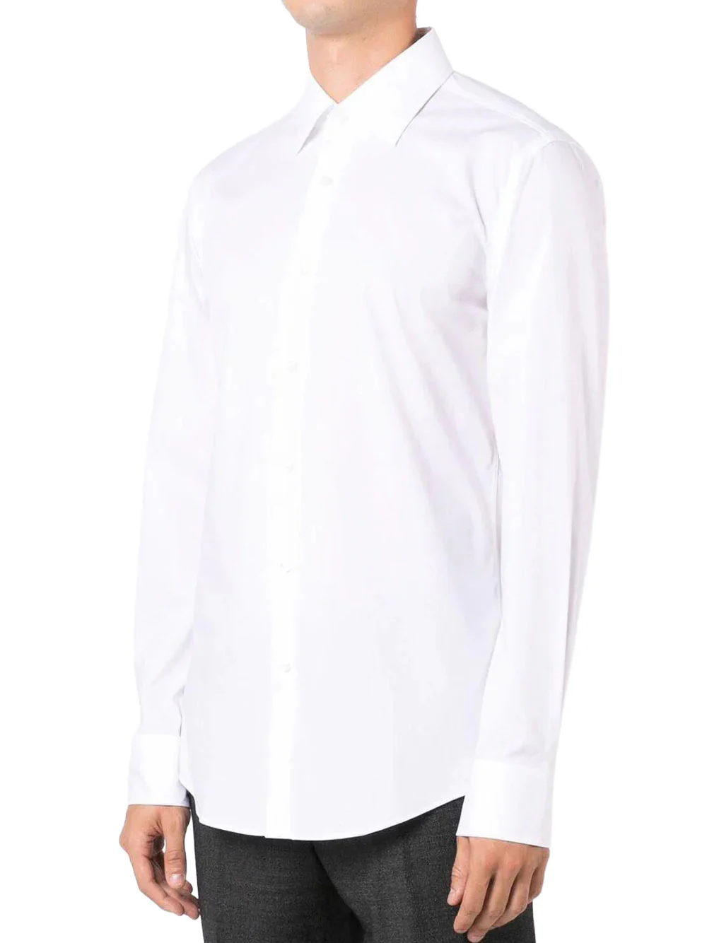 Camicia Boss Uomo manica lunga Hank-Kent Bianco