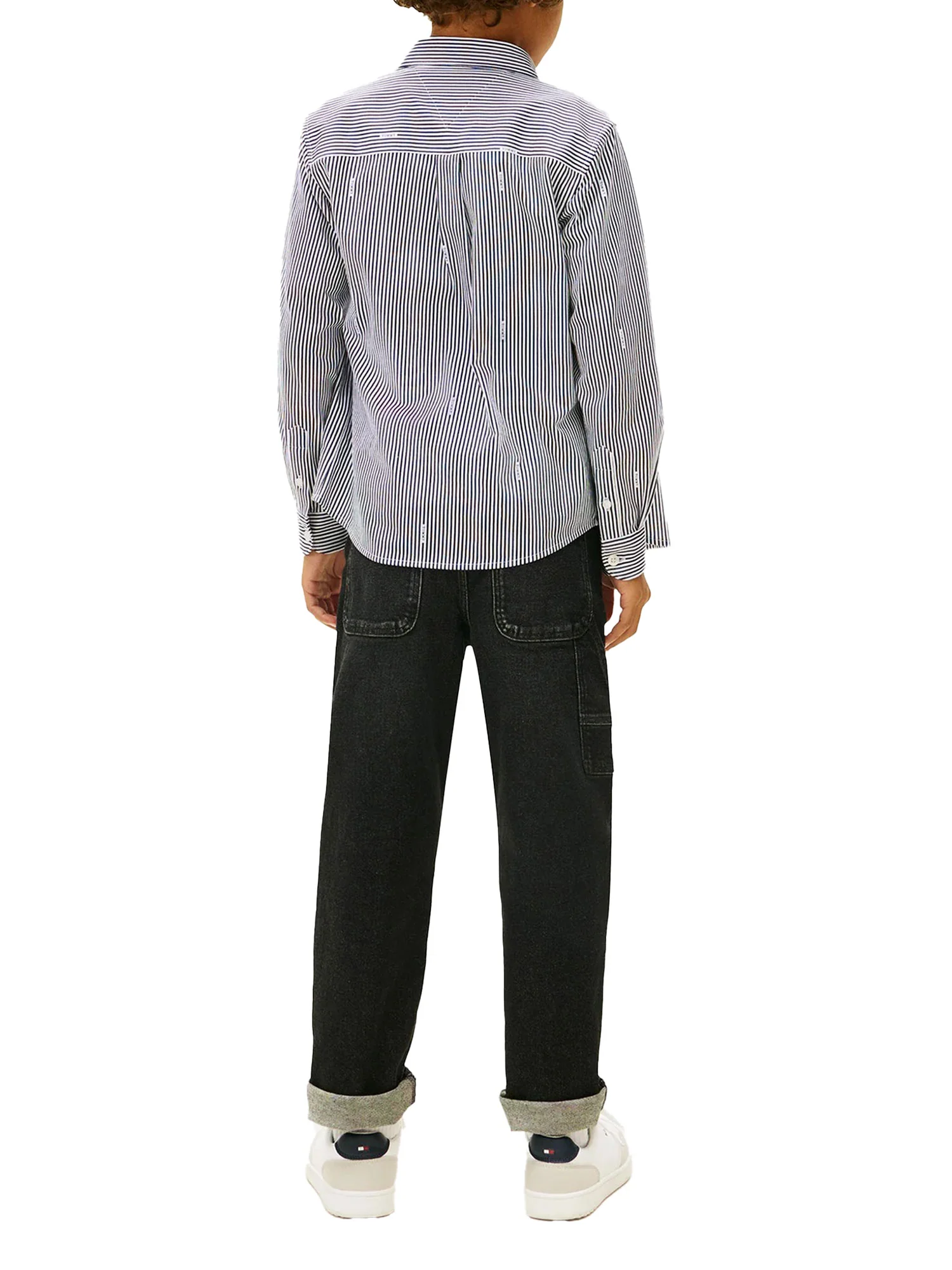 Camicia Tommy Hilfigher Bambino heritage flag blu - Image 3